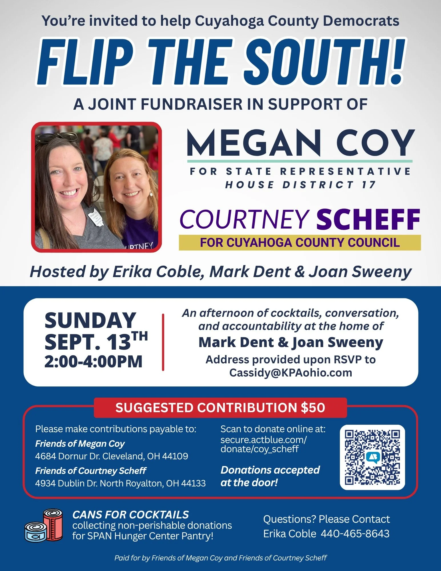 Joint Fundraiser with Megan Coy and Courtney Scheff