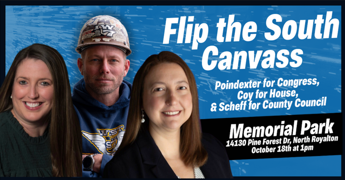 North Royalton "Flip the South" Canvass Launch