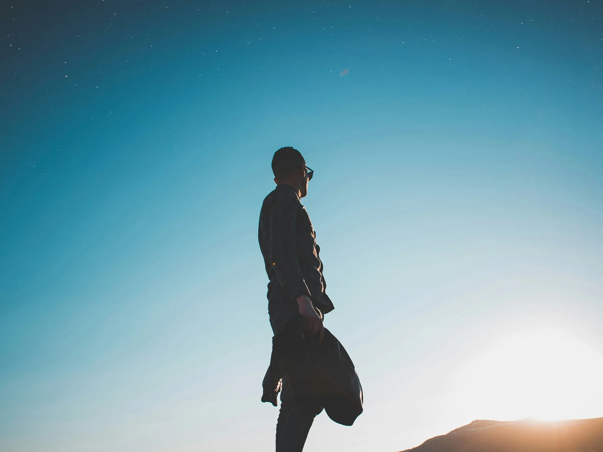 Person walking outdoors representing financial confidence and life planning