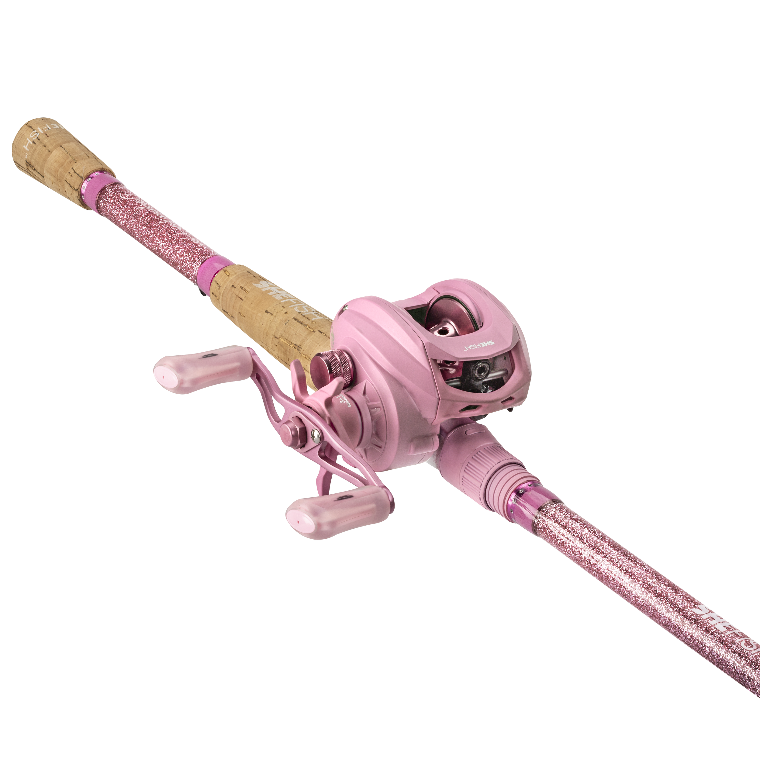 7' SheFish Pink Breast Cancer Foundation Baitcast Combo