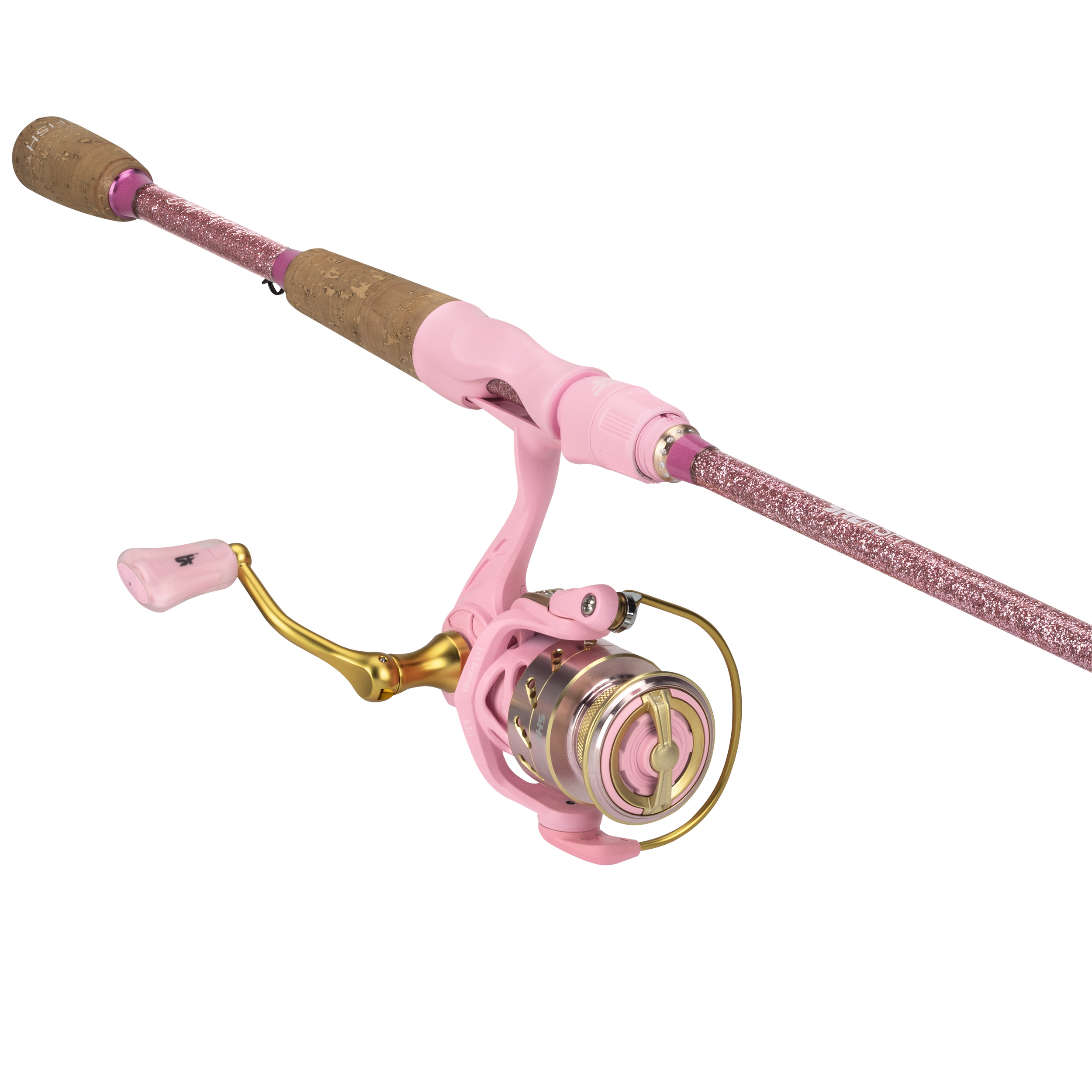 7' SheFish Pink Breast Cancer Foundation Medium Spin Combo - 2pc