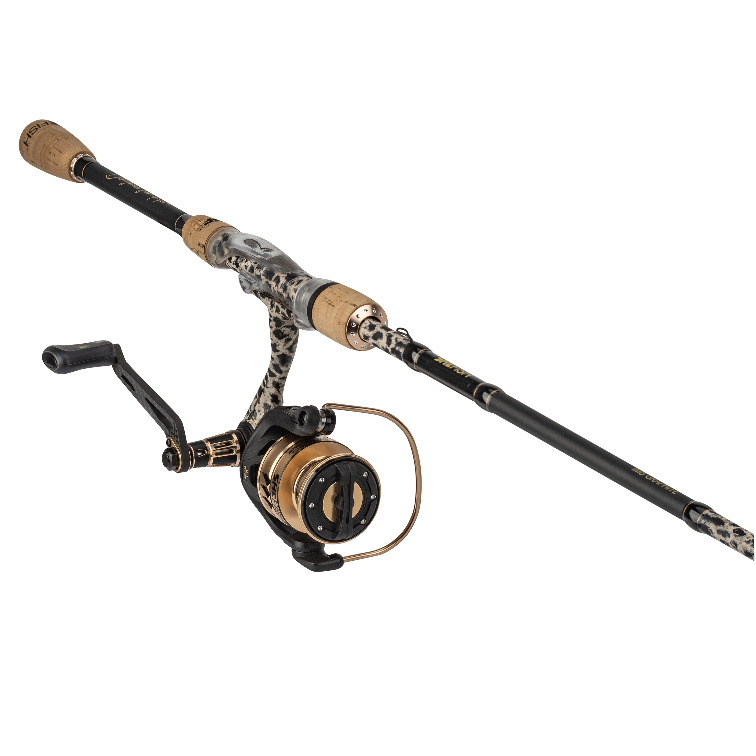 6'7" SheFish Fashion Elite Spin Combo - Leopard