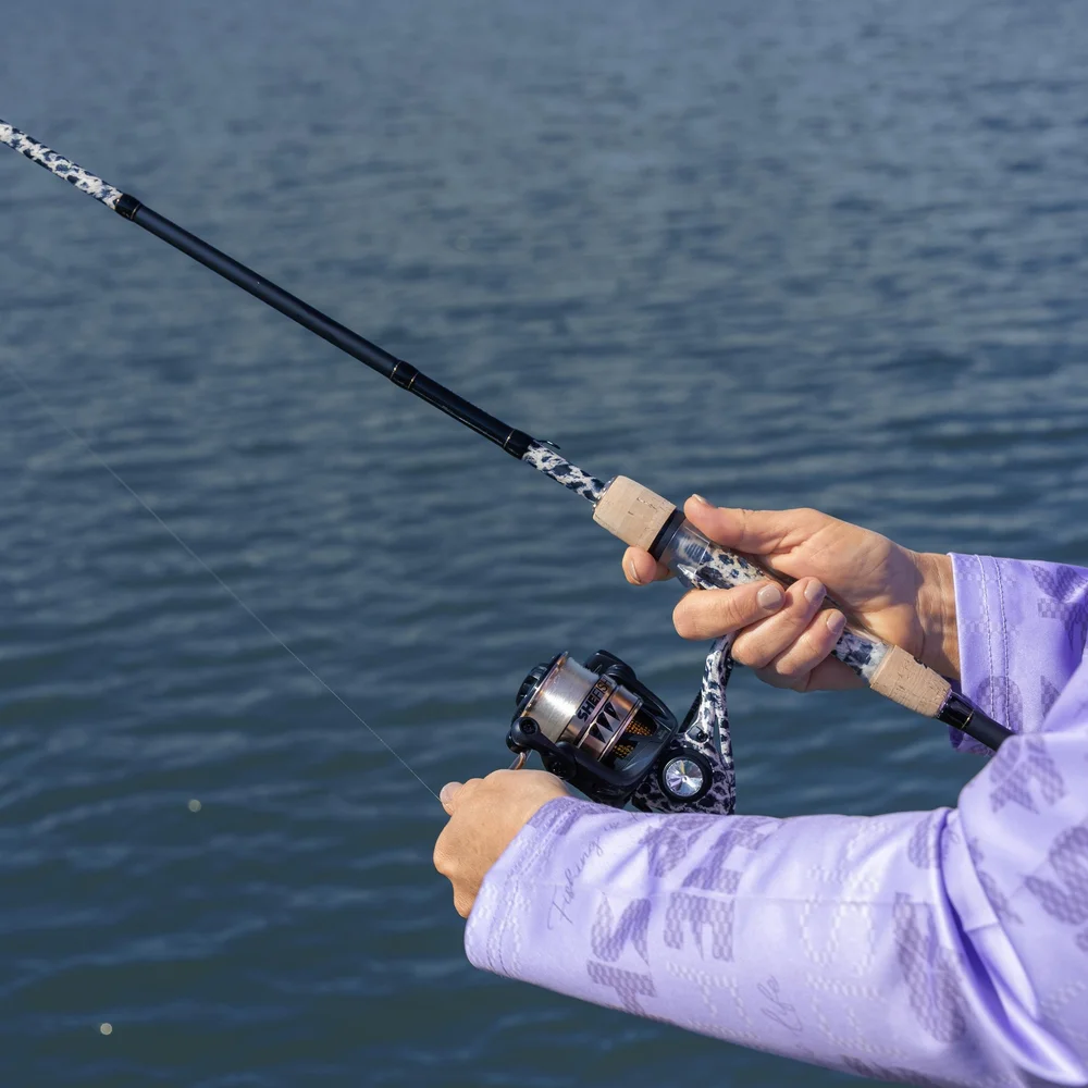 6'7" SheFish Fashion Elite Spin Combo - Leopard  SheFish