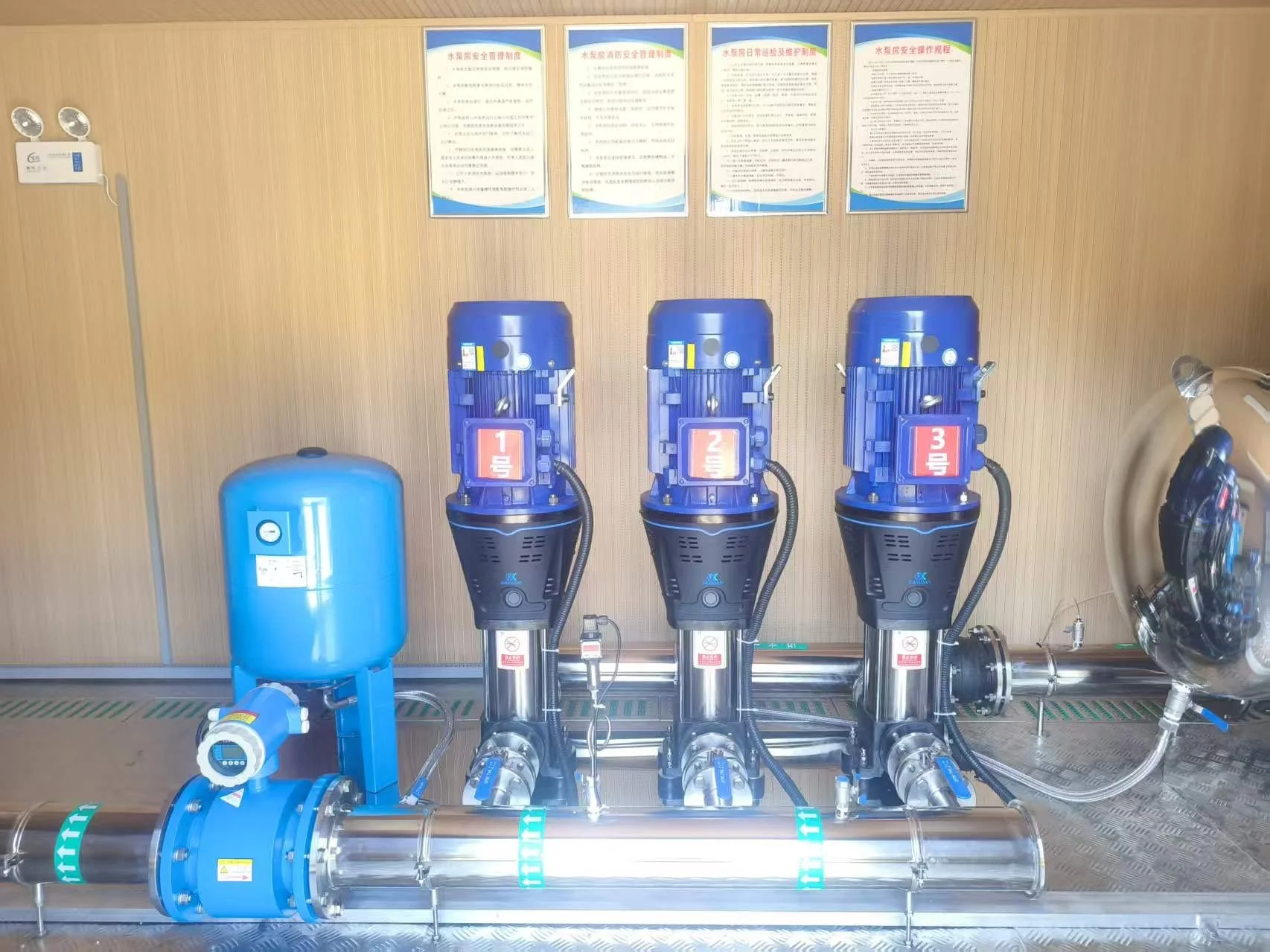 Residential water boosting system