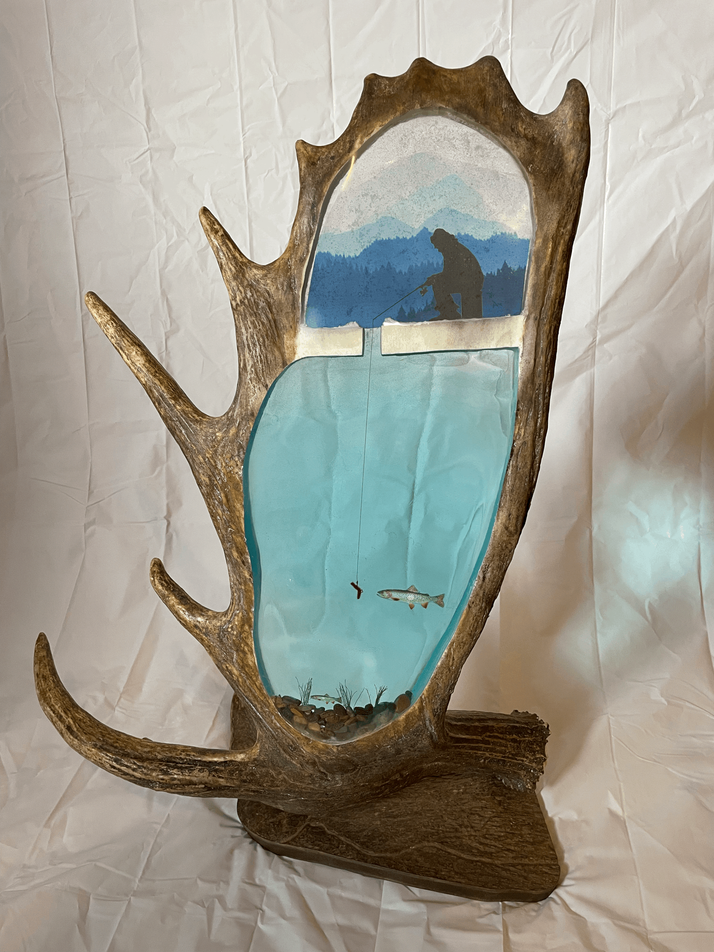 Moose Antler Epoxy Resin Ice Fishing