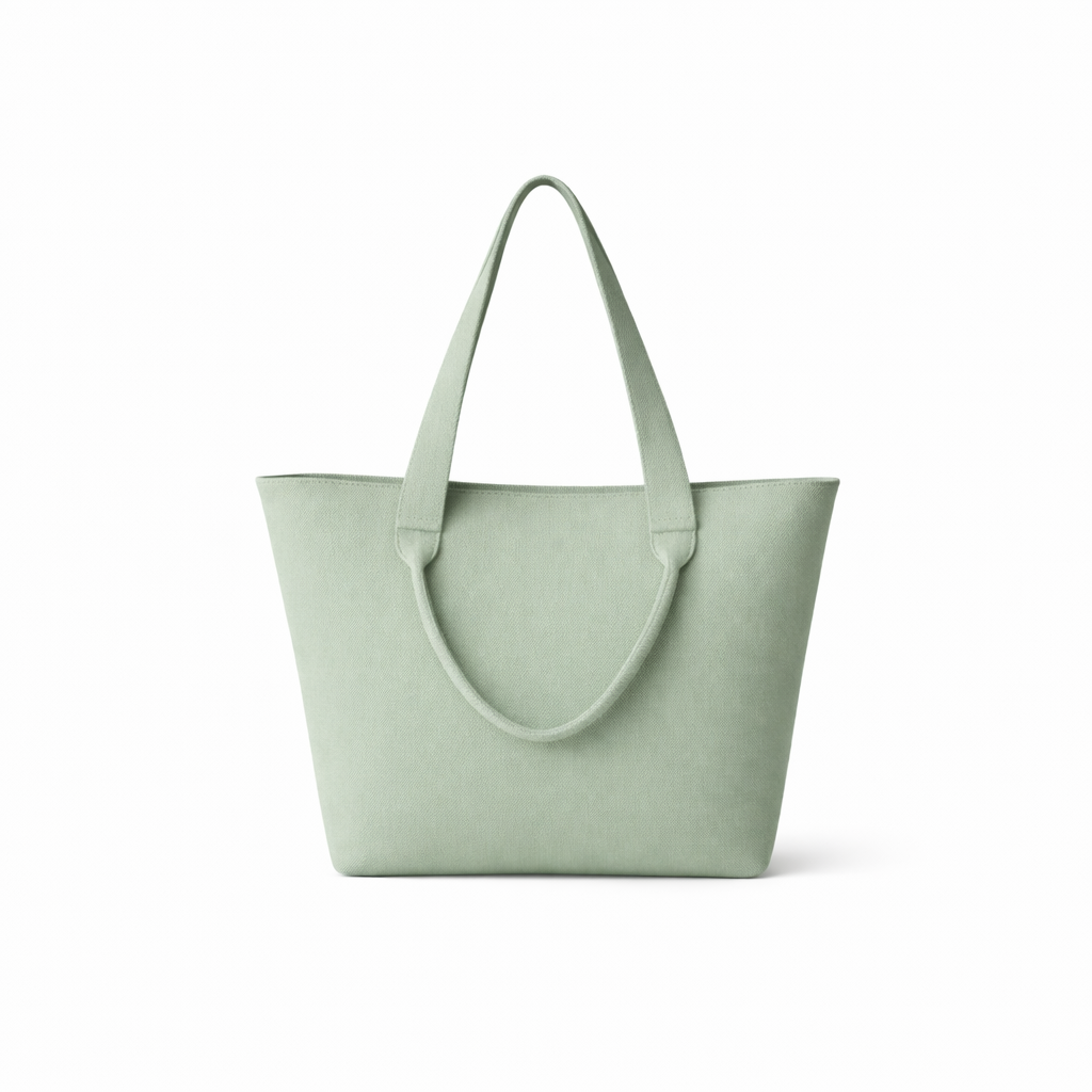 The Studio Knit Tote Bag (Seafoam)