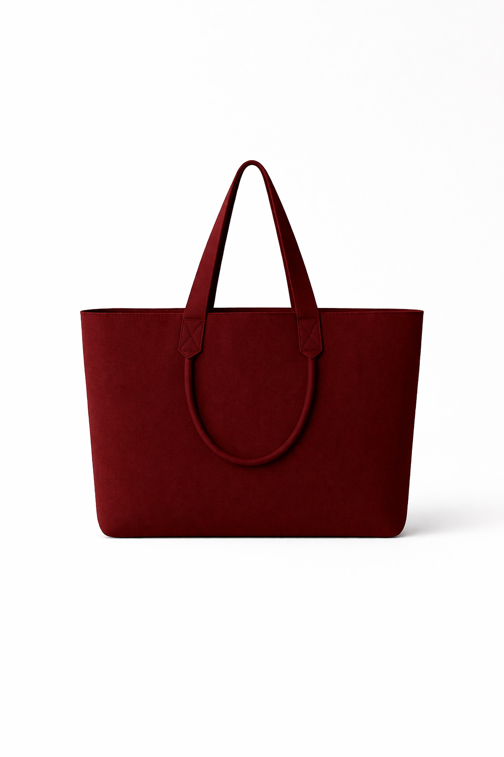 The Studio Knit Tote Bag (Oxblood)