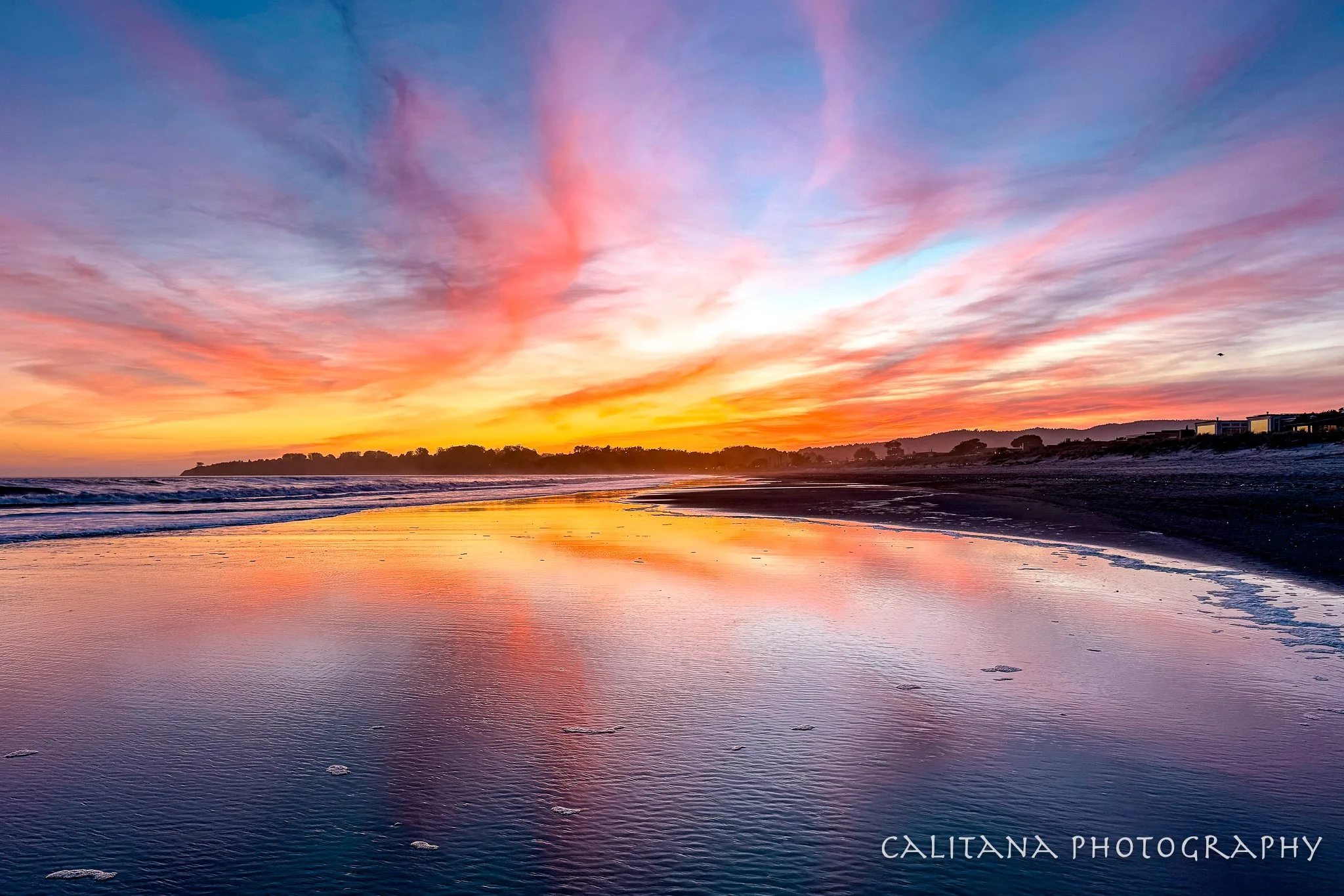 Coastal Fire Sky