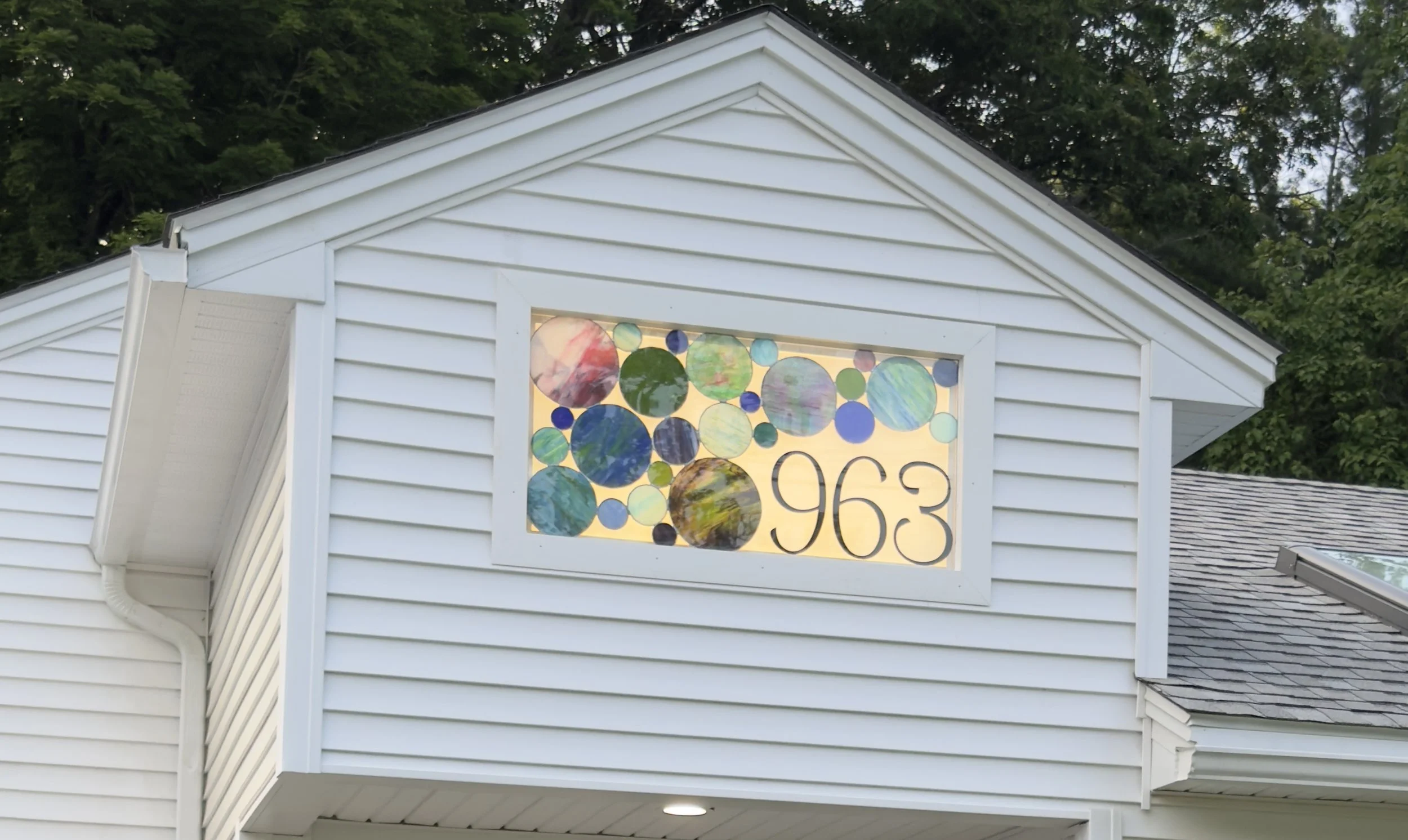 Bubble address sign