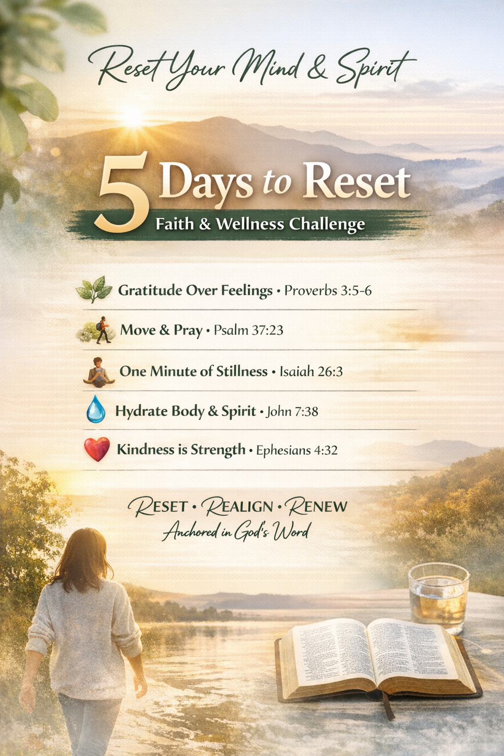 5 Days to Reset: Faith, Mental Health &amp; Spiritual Wellness