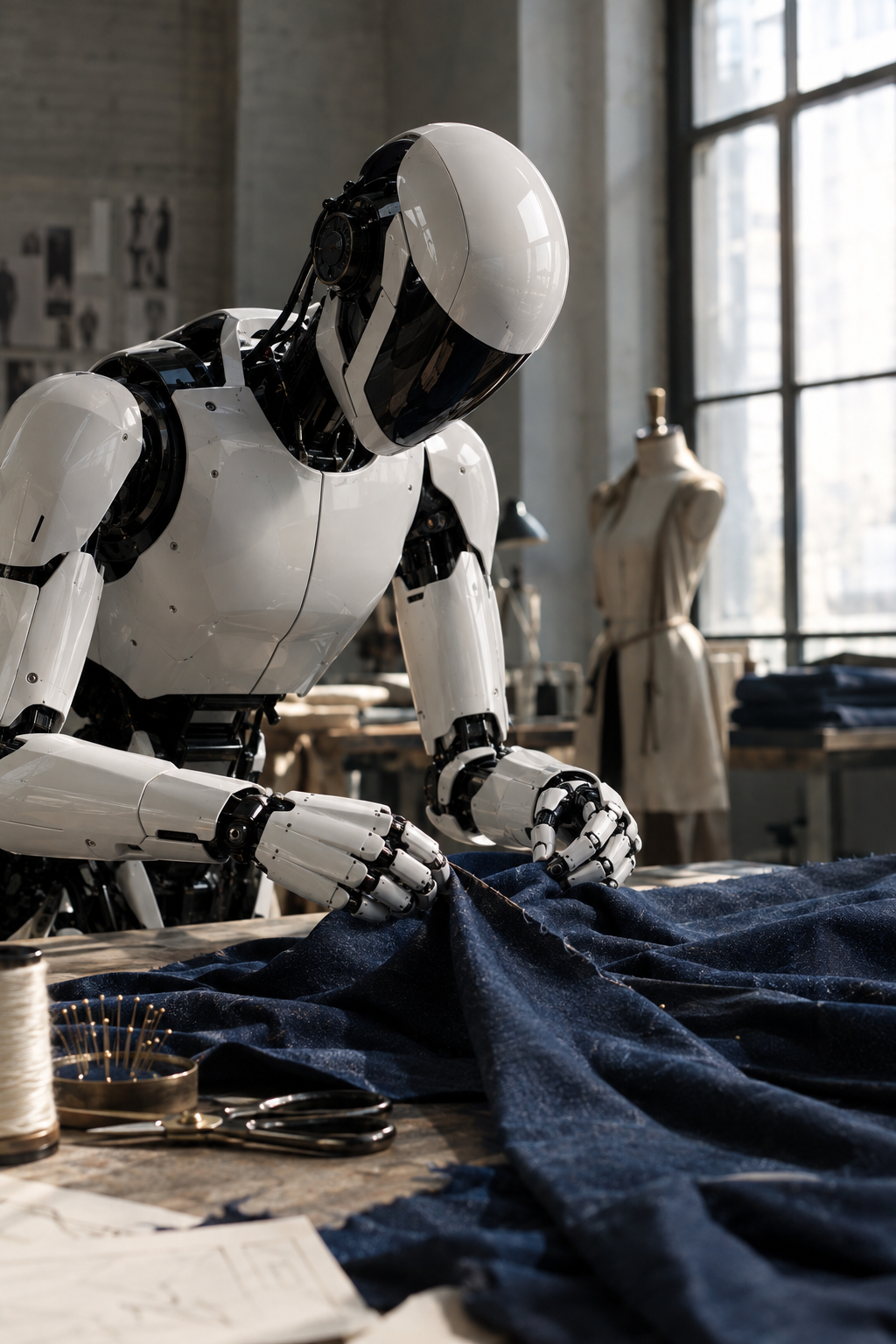 Humanoid Sewing Robots: A Slippery Problem