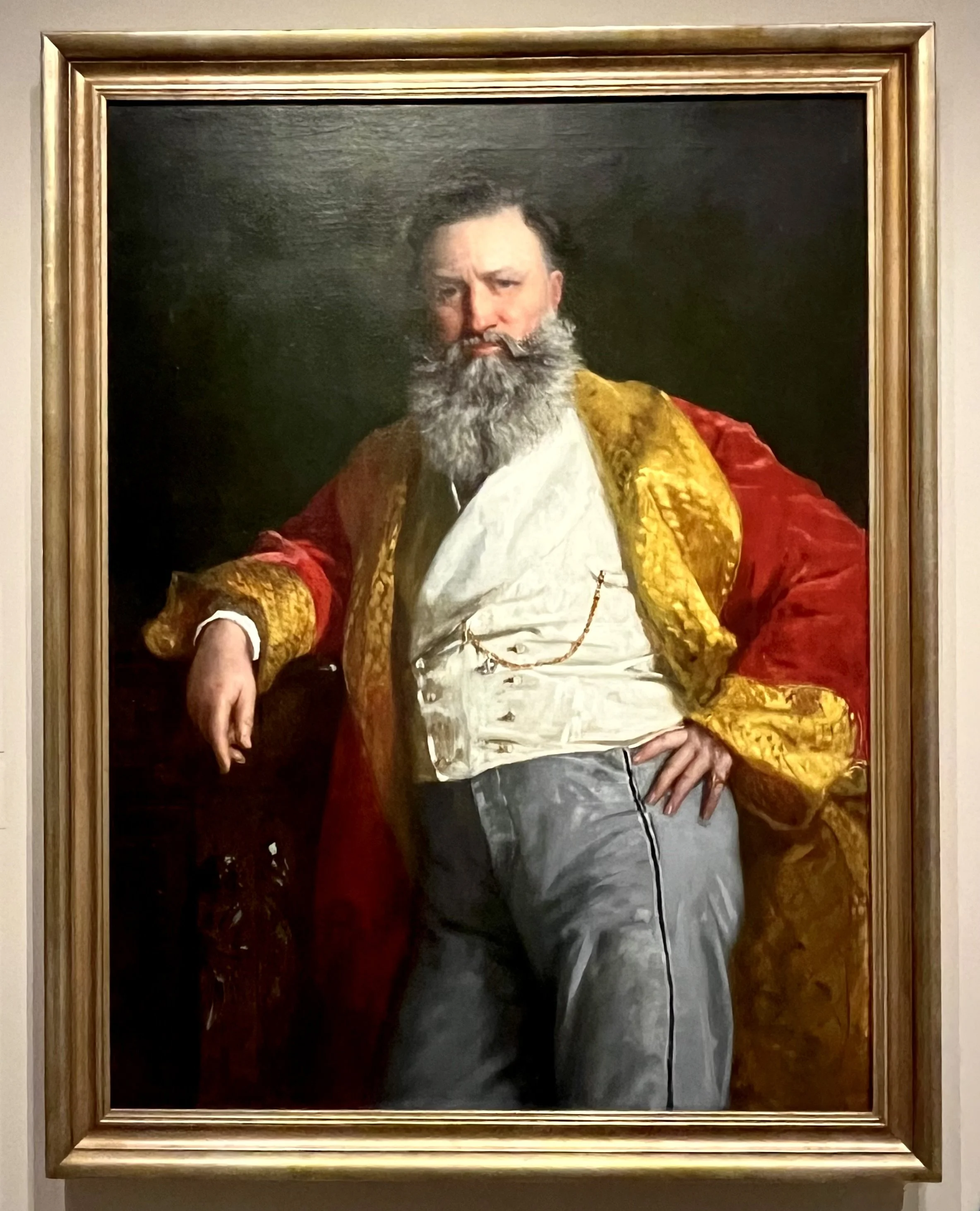 Isaac Merrit Singer portrait by Edward Harrison May, National Portrait Gallery