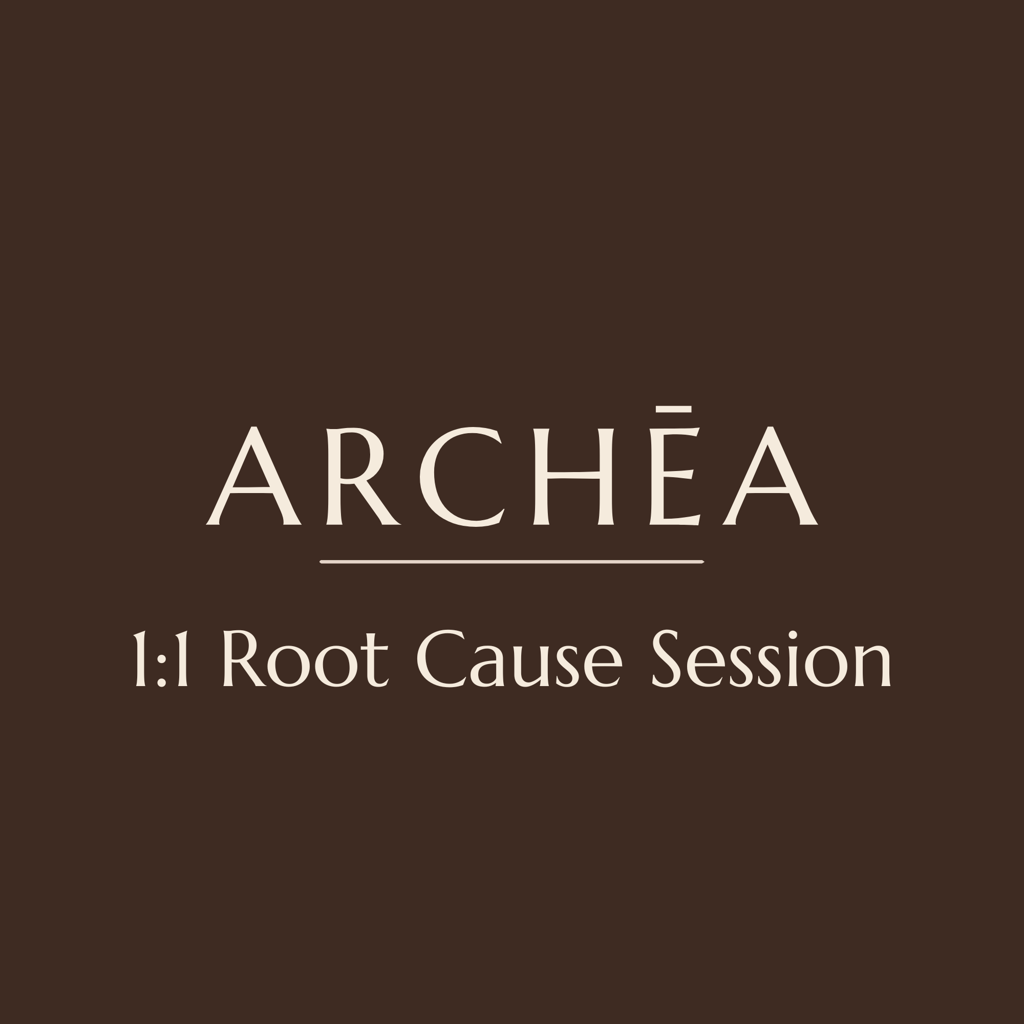 1:1 Root Cause Session