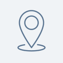 Map pin icon representing location