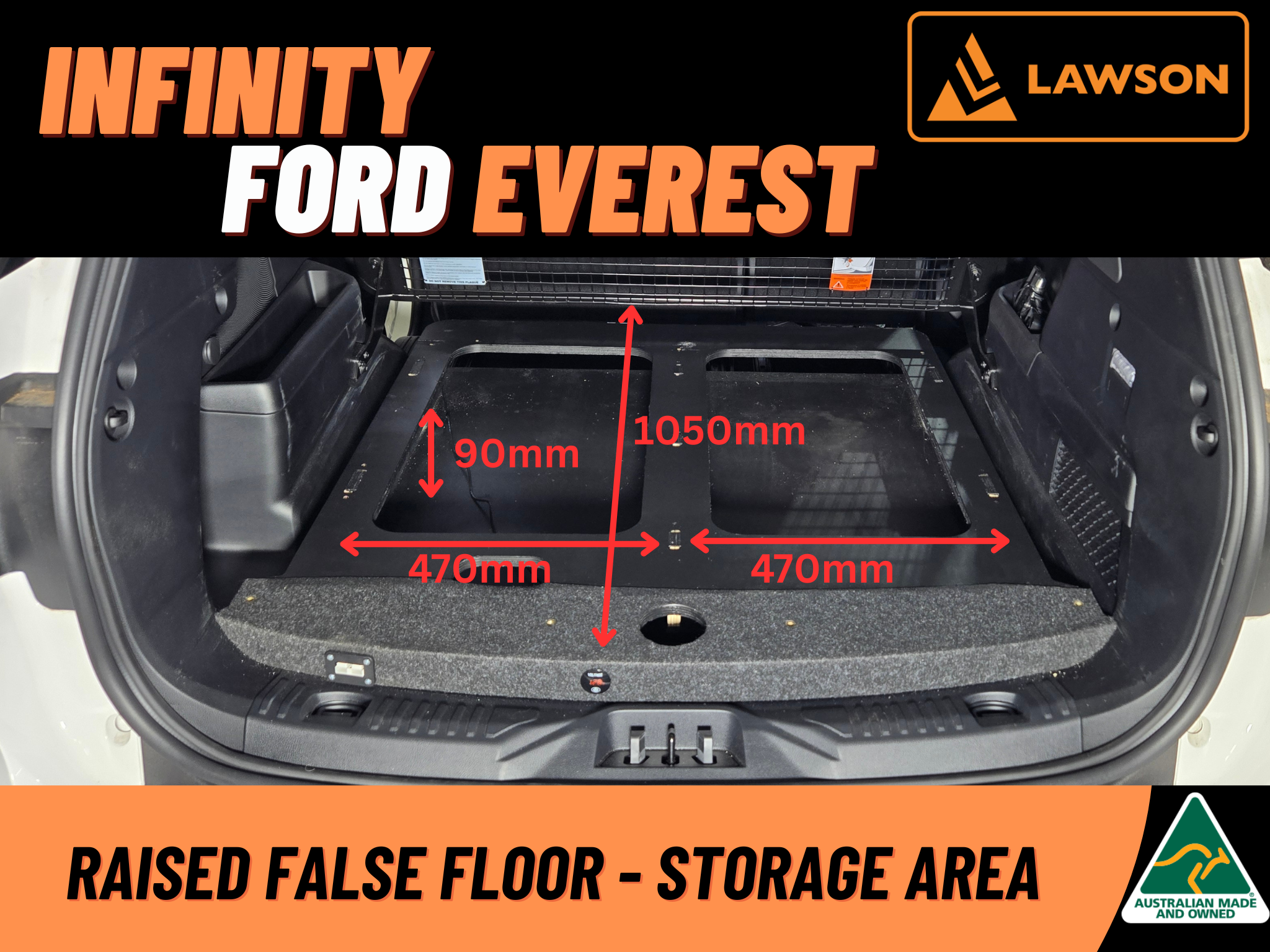 EVEREST Floor now 12 volt ready with Battery Tray