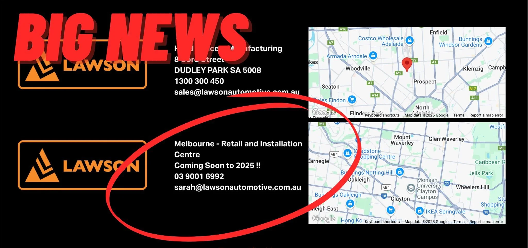 Big News - Melbourne site opening soon