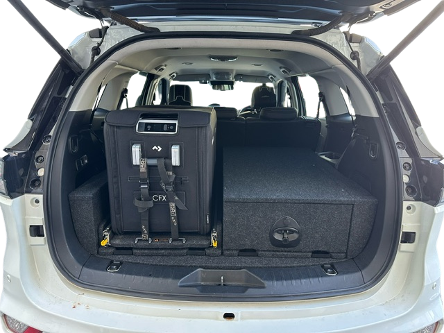 MU-X touring setup with INFINITY base platform