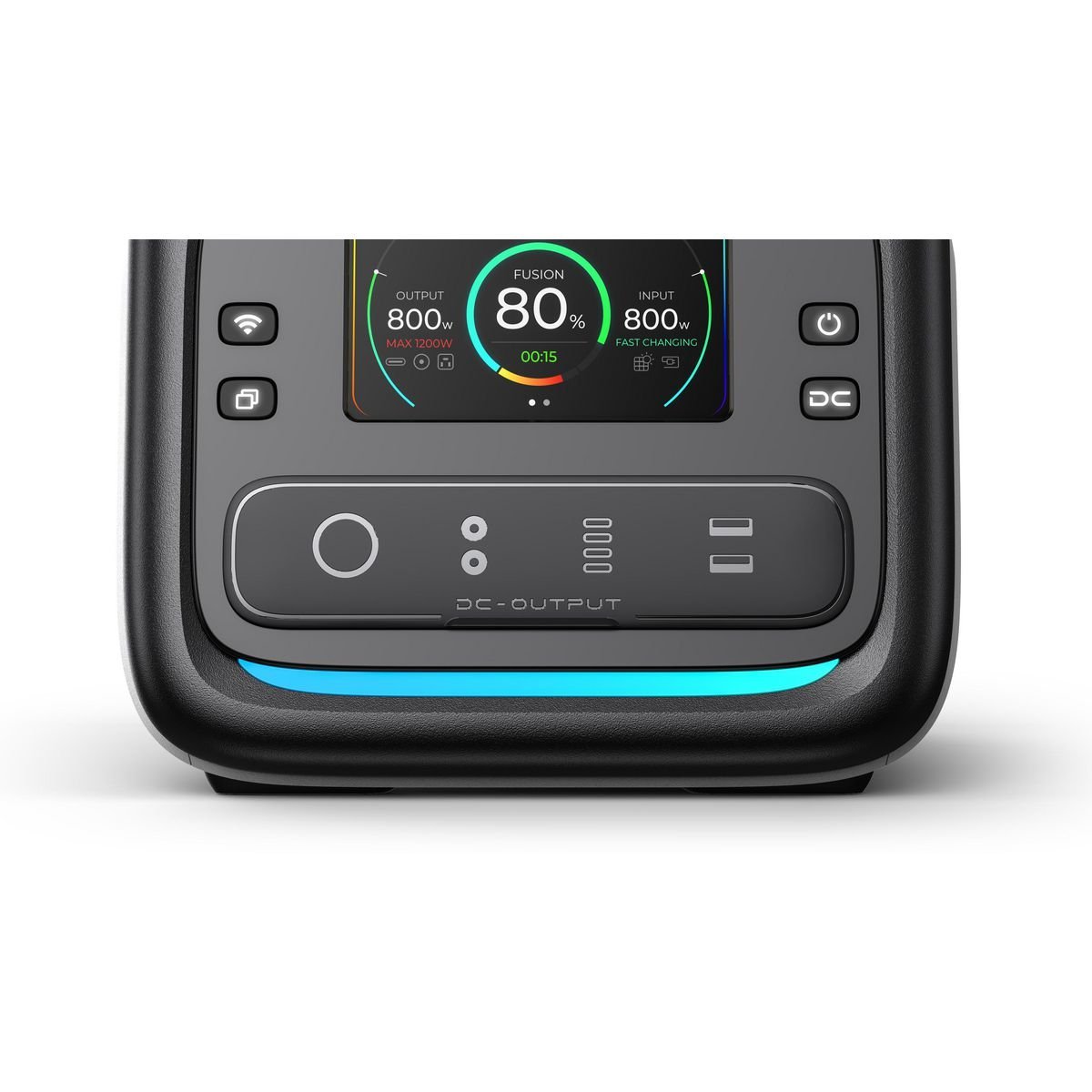 LC300 rear storage system with integrated 240V outlet and USB power