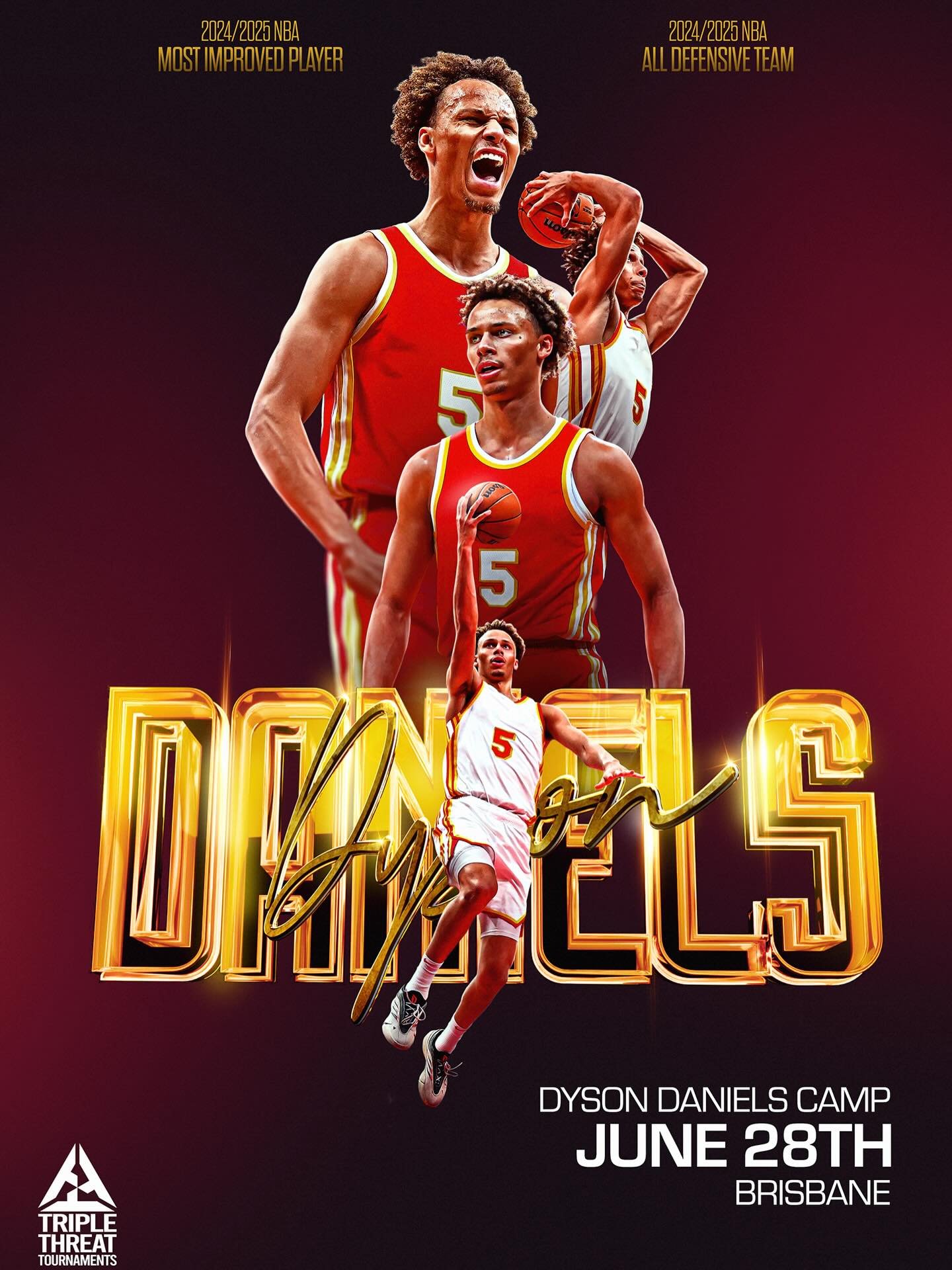 Triple Threat Tournaments is bringing it back, featuring Australia&rsquo;s own Dyson Daniels.

Recognised for his defensive instincts, length, and ability to read the game, Daniels has built his reputation on winning. His approach is about discipline