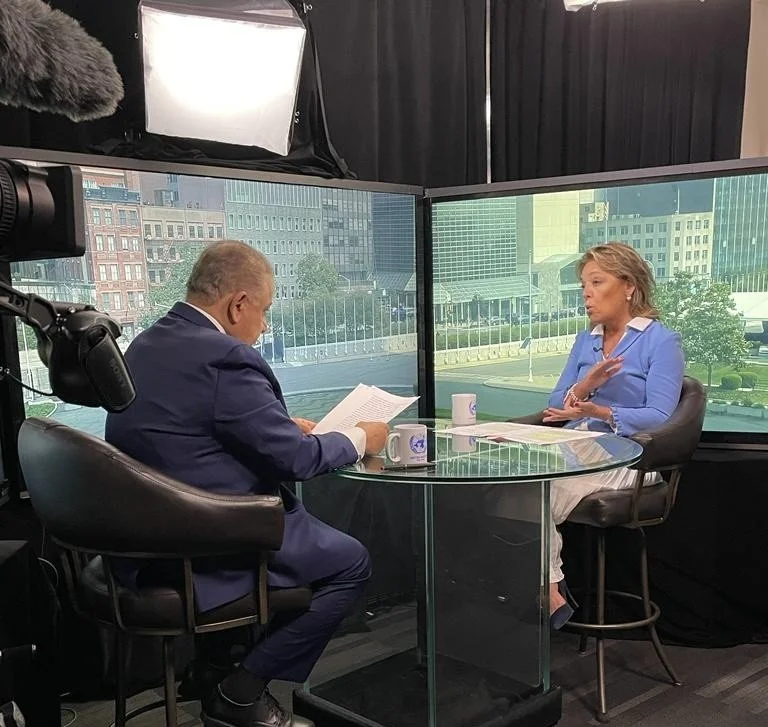 Interview at the UN in New York by Al Arabiya.
