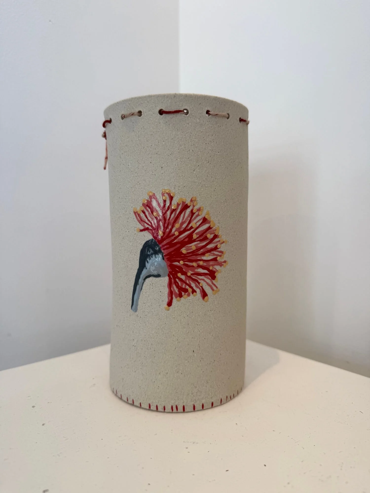 Kim Backus Finch Gumnut Vase.jpg