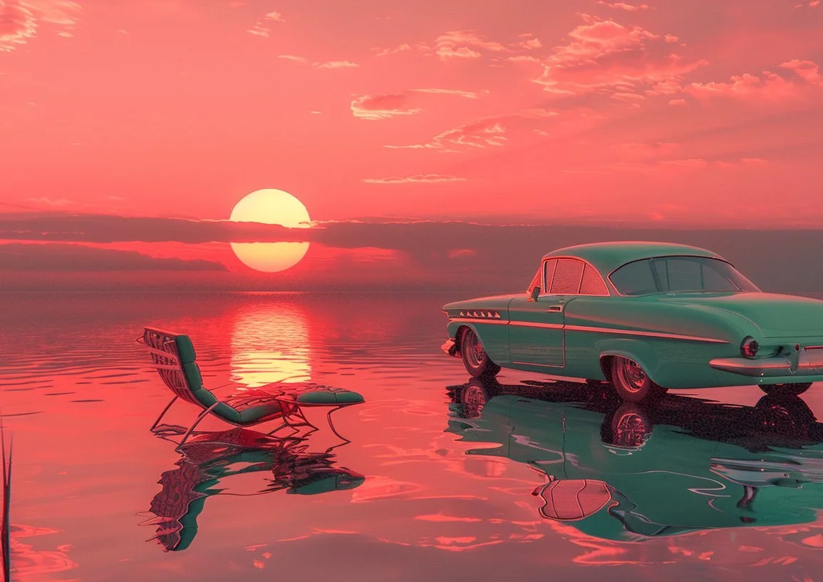 Poster Sonnenuntergang