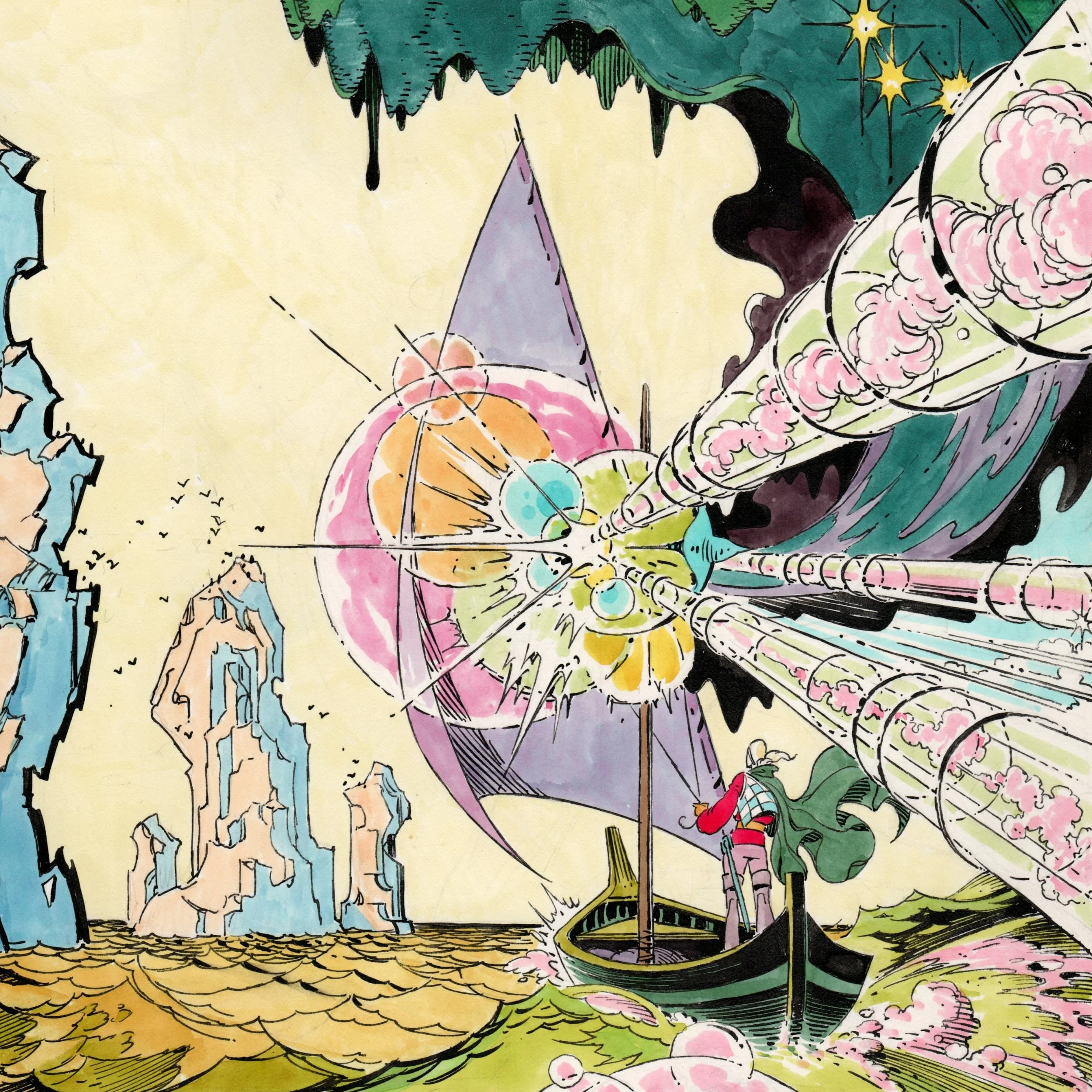 Wind Demons Drive Elric of Melniboné Toward Imrryr