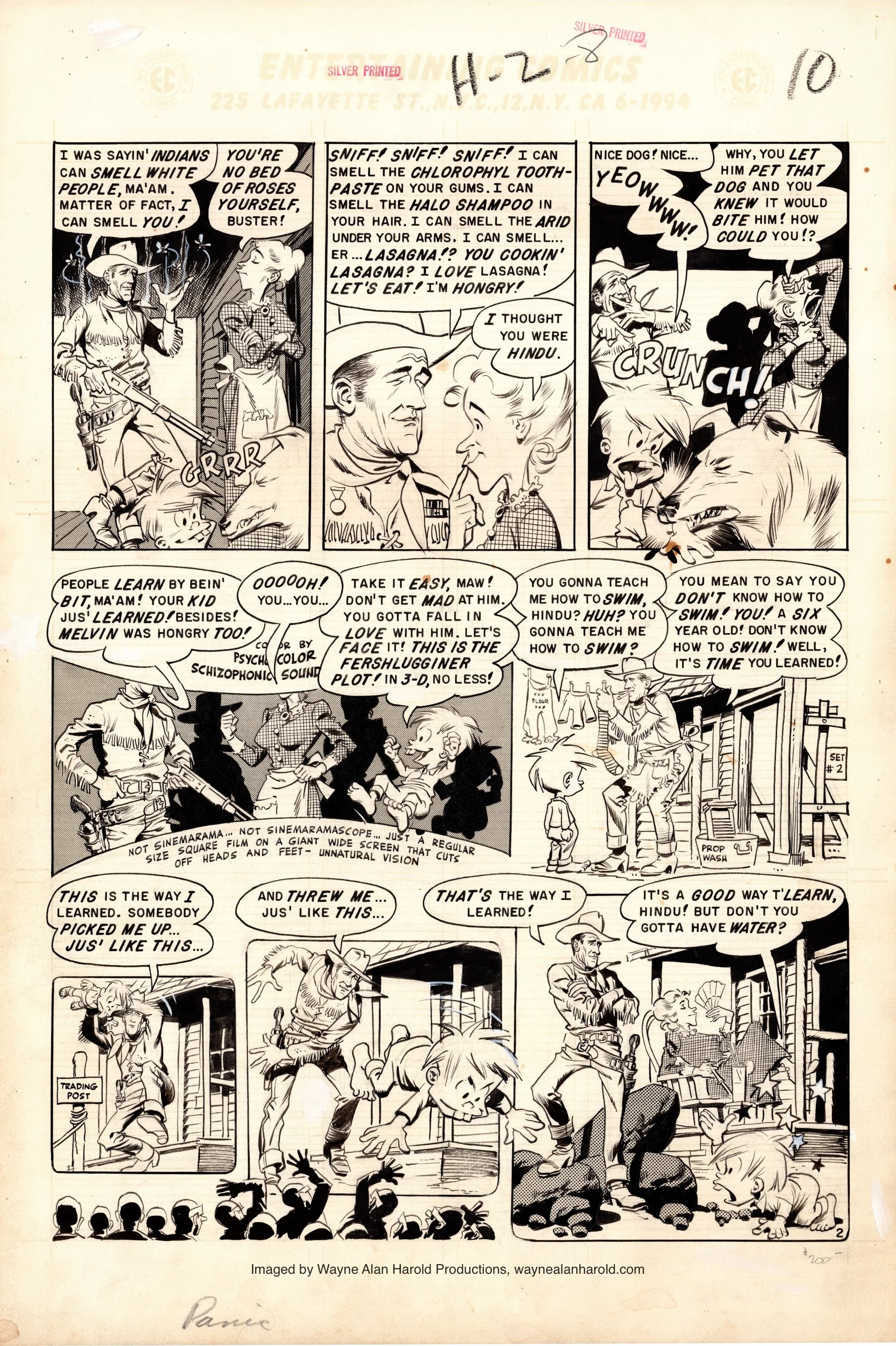 Hindu art by Wally Wood