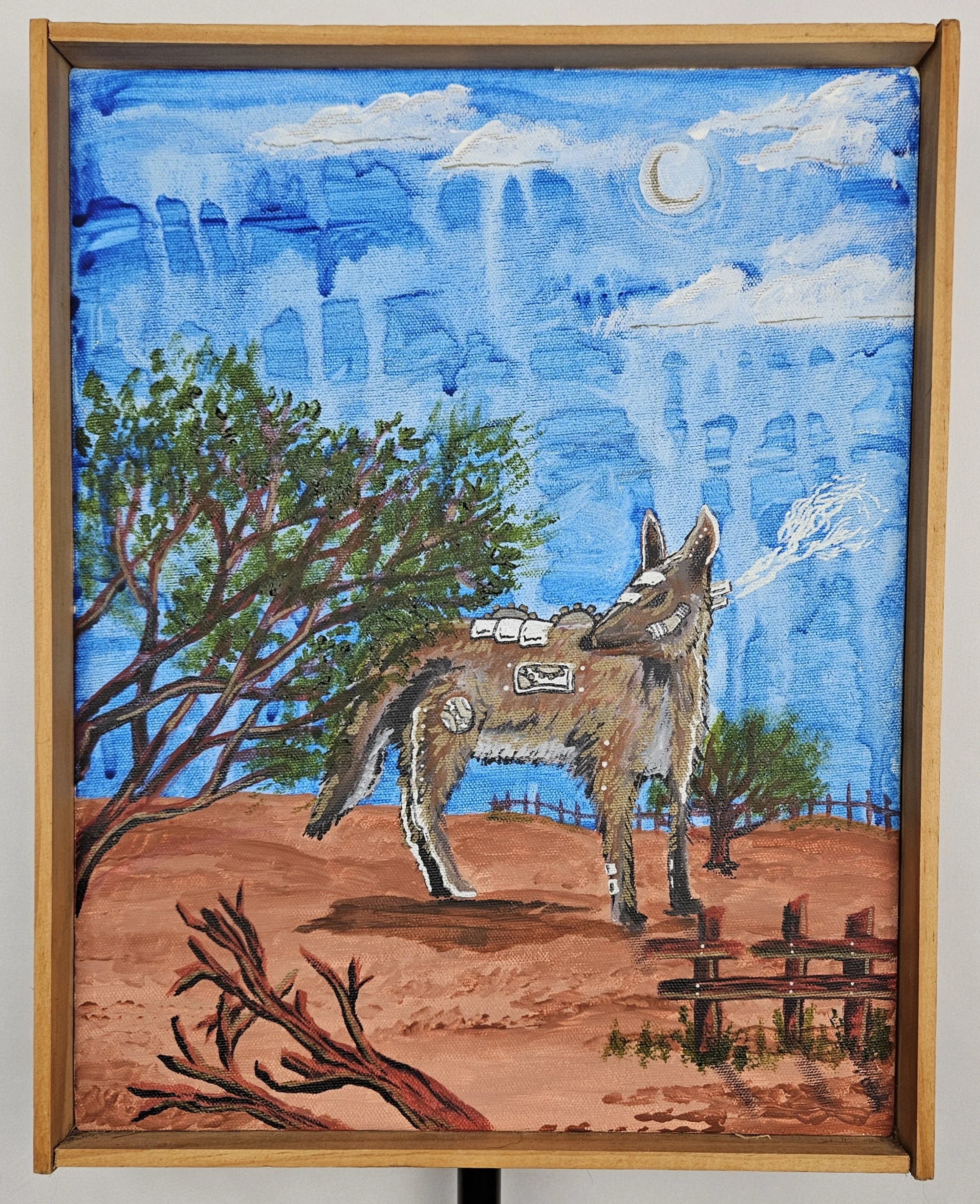 Coyote Automaton (Painting)