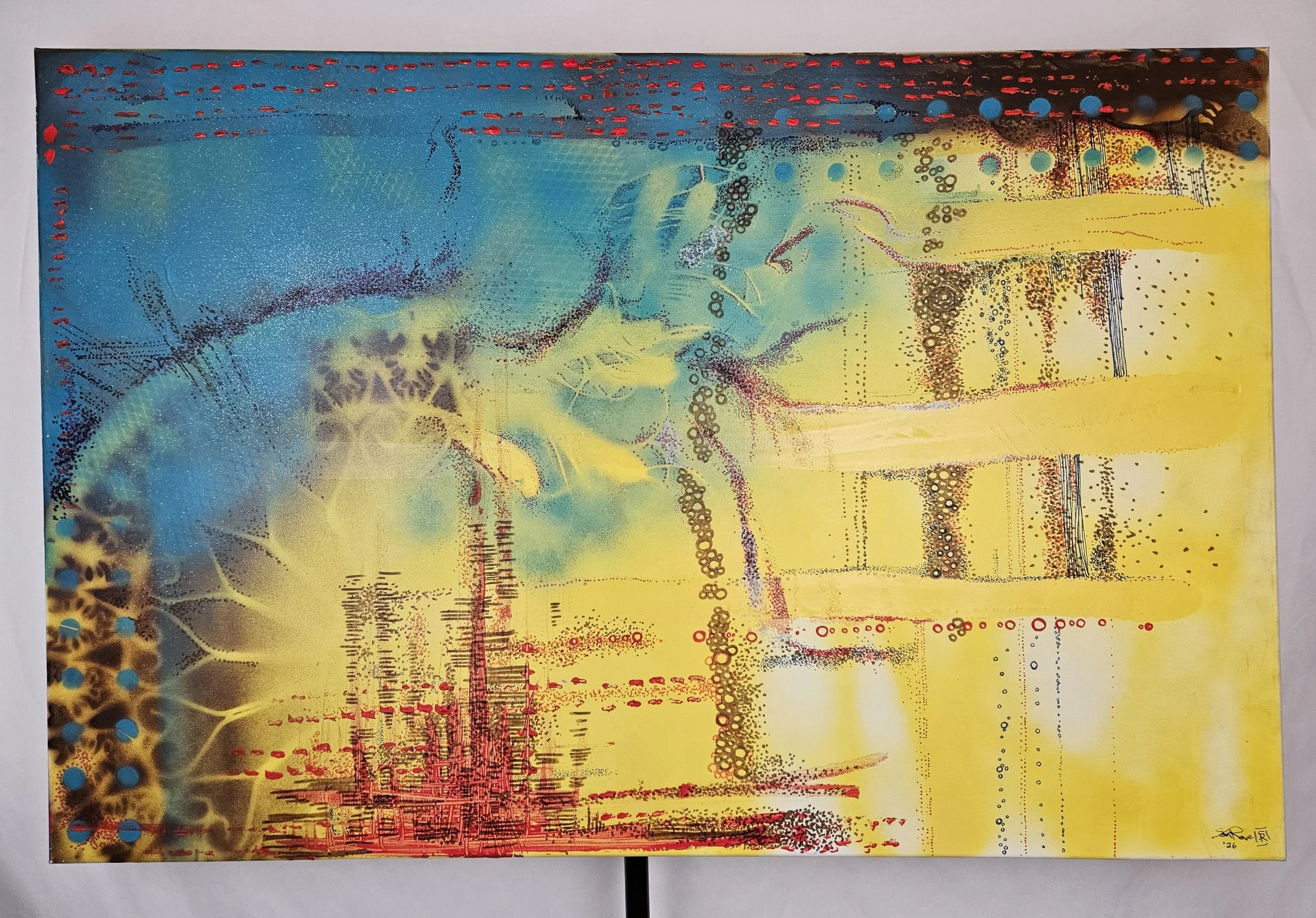 Dimension spoke and wheel (Painting)