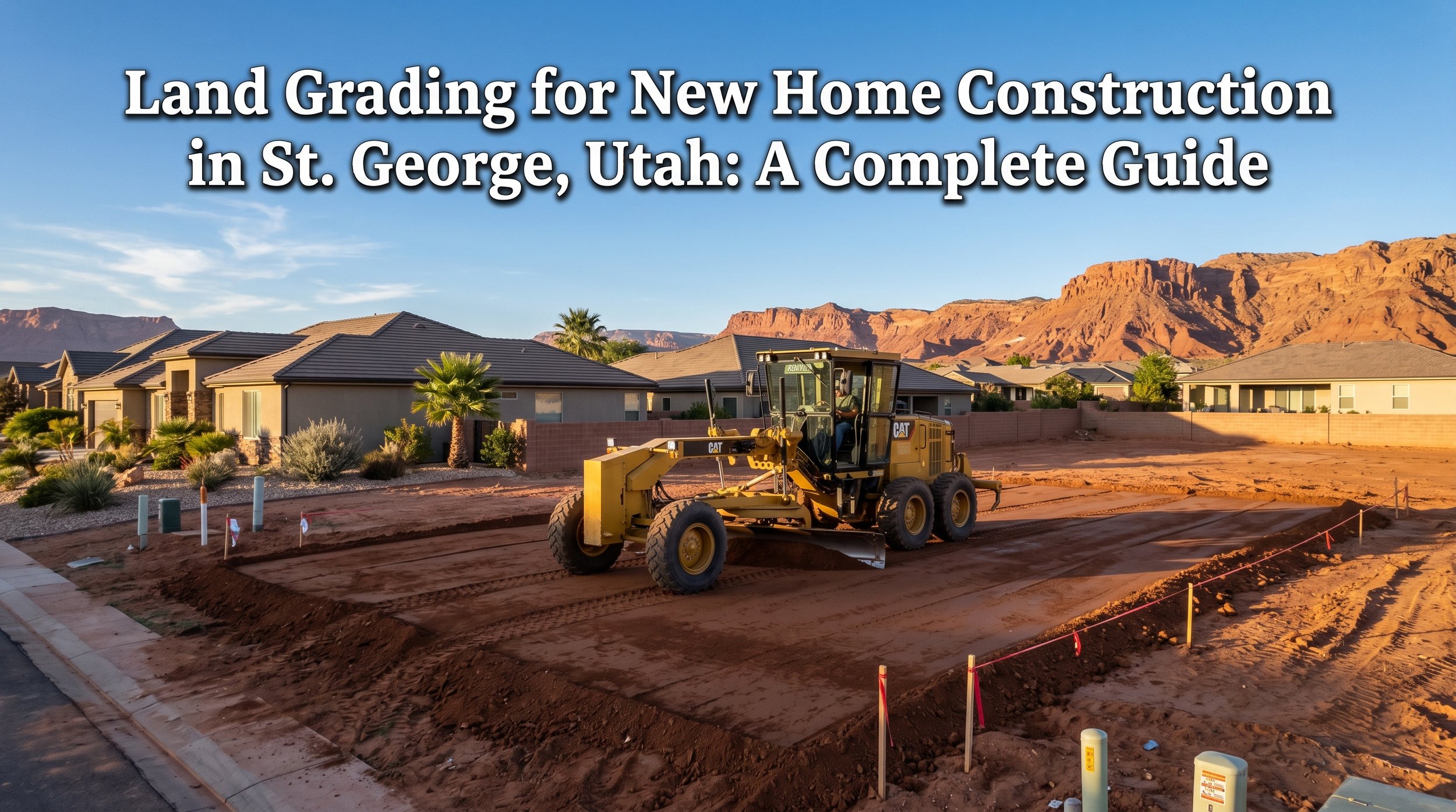 Land Grading for New Home Construction in St. George, Utah: A Complete Guide