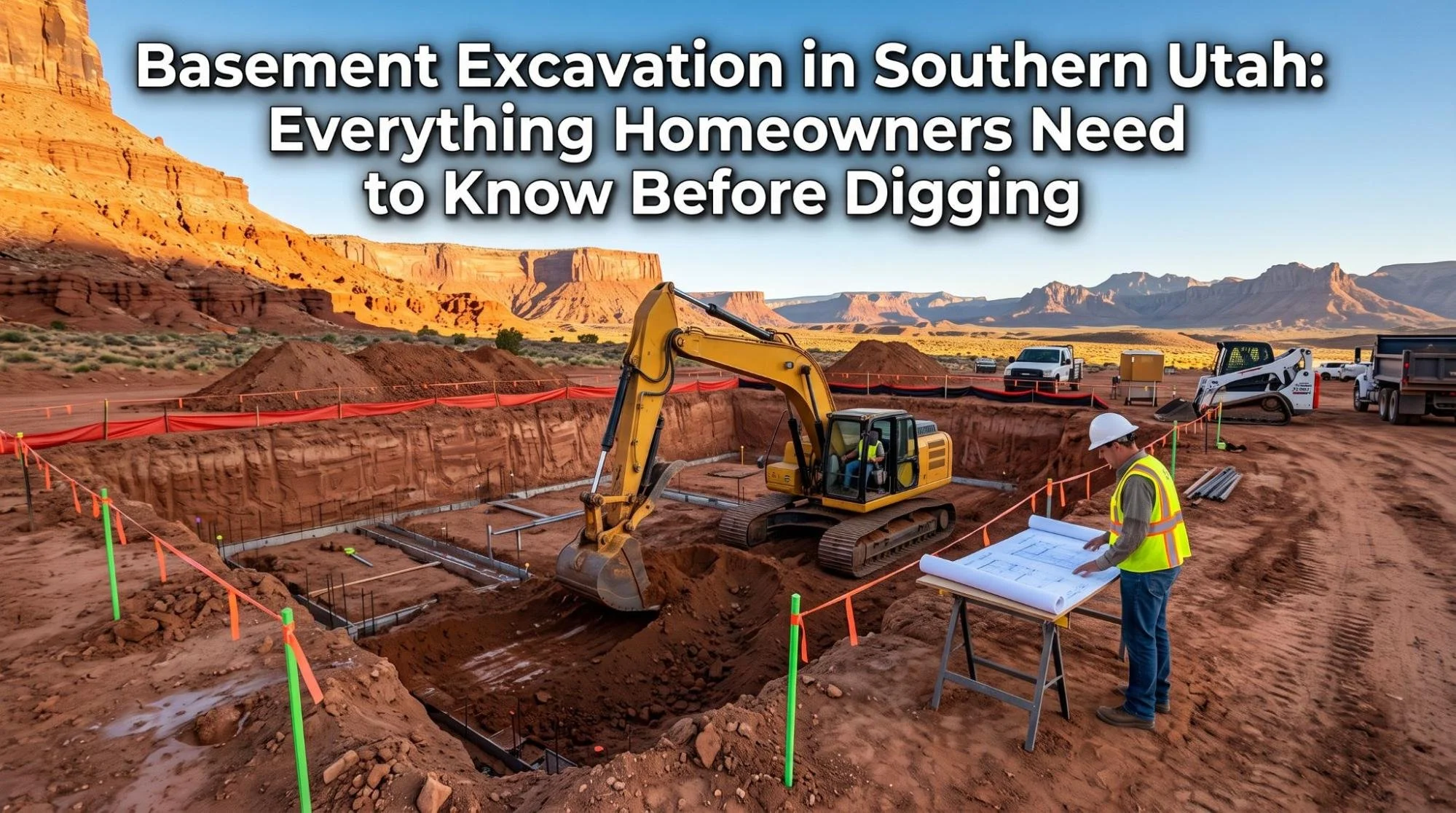 Basement Excavation in Southern Utah: Everything Homeowners Need to Know Before Digging