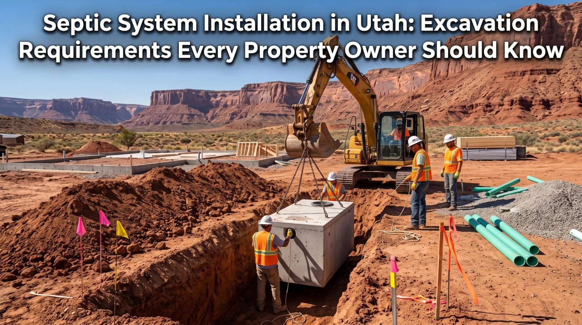 Septic System Installation in Utah: Excavation Requirements Every Property Owner Should Know