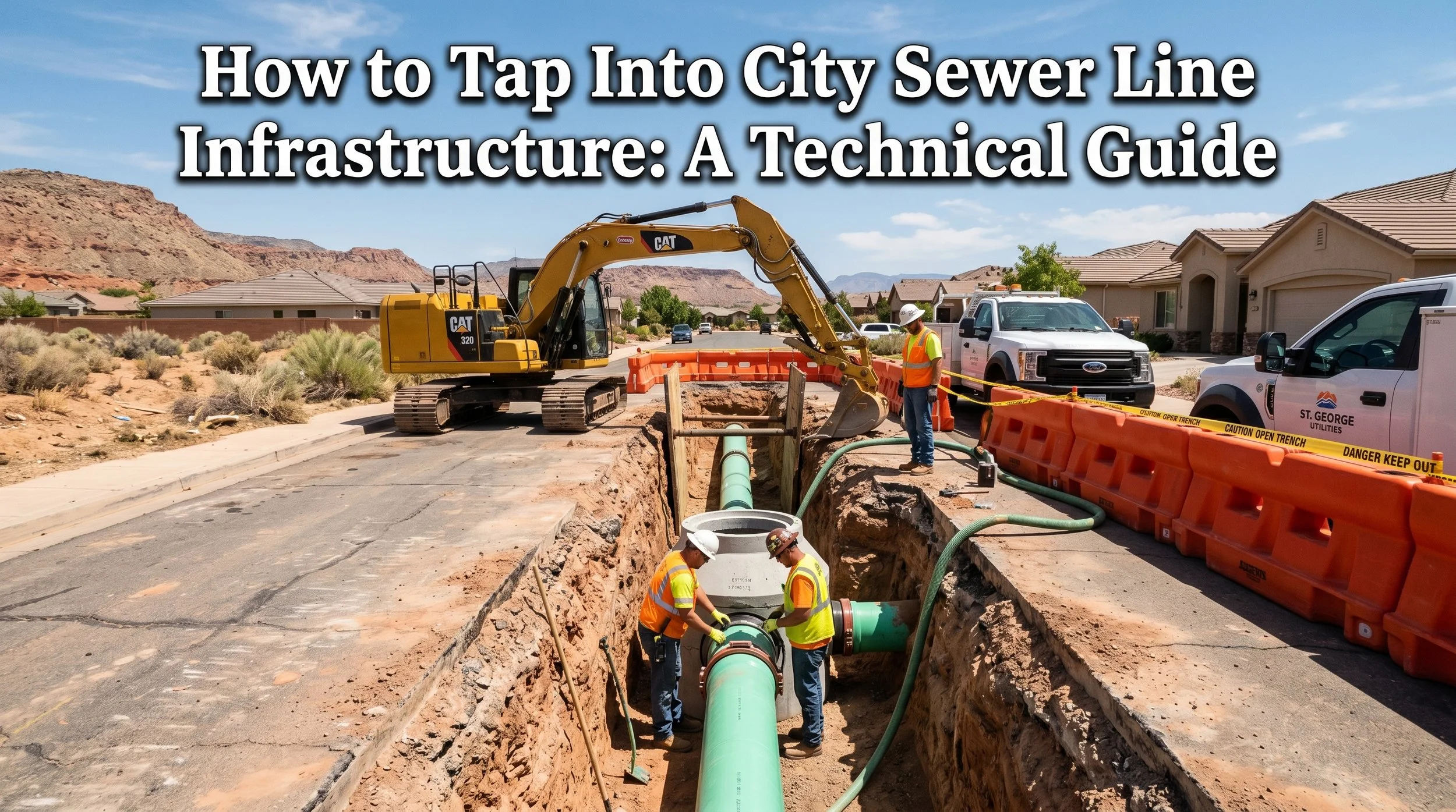 City Sewer Line Infrastructure