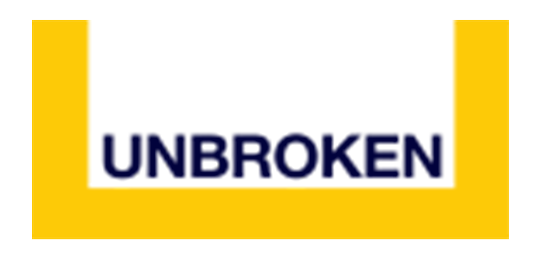 Black computer keyboard on yellow background