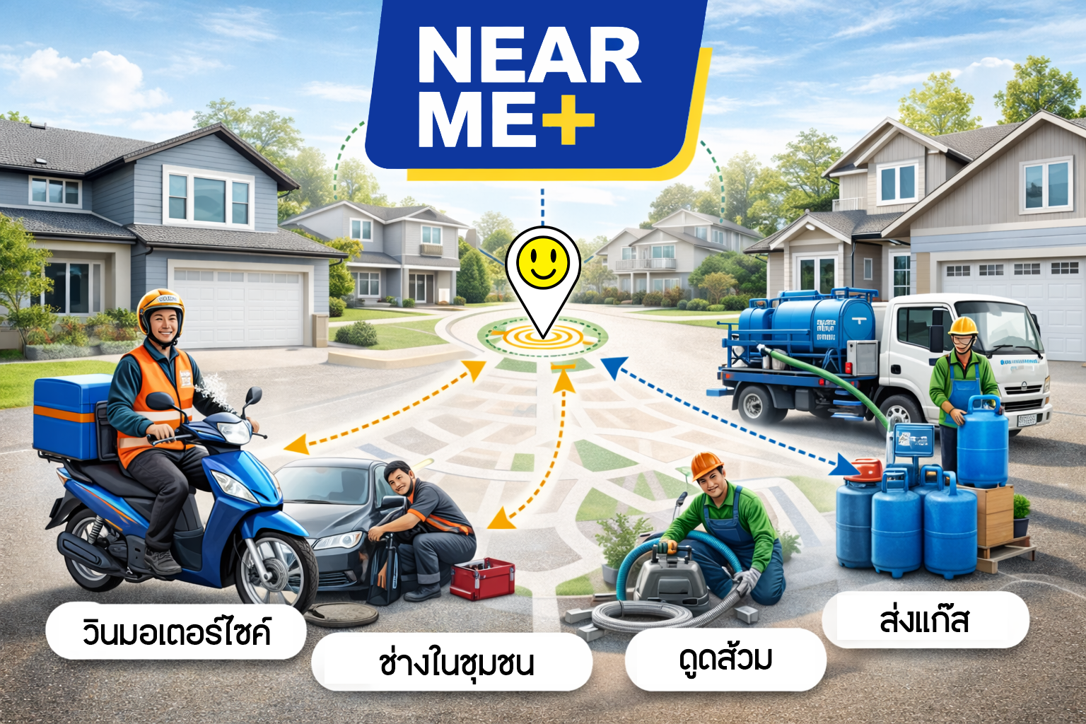 อยากมีงานจ้างตลอดปี? สมัครเป็นพาร์ทเนอร์ช่างกับ NEARME+ เชื่อมต่อลูกค้าในพื้นที่ "ใกล้คุณ" ง่ายกว่าเดิม!