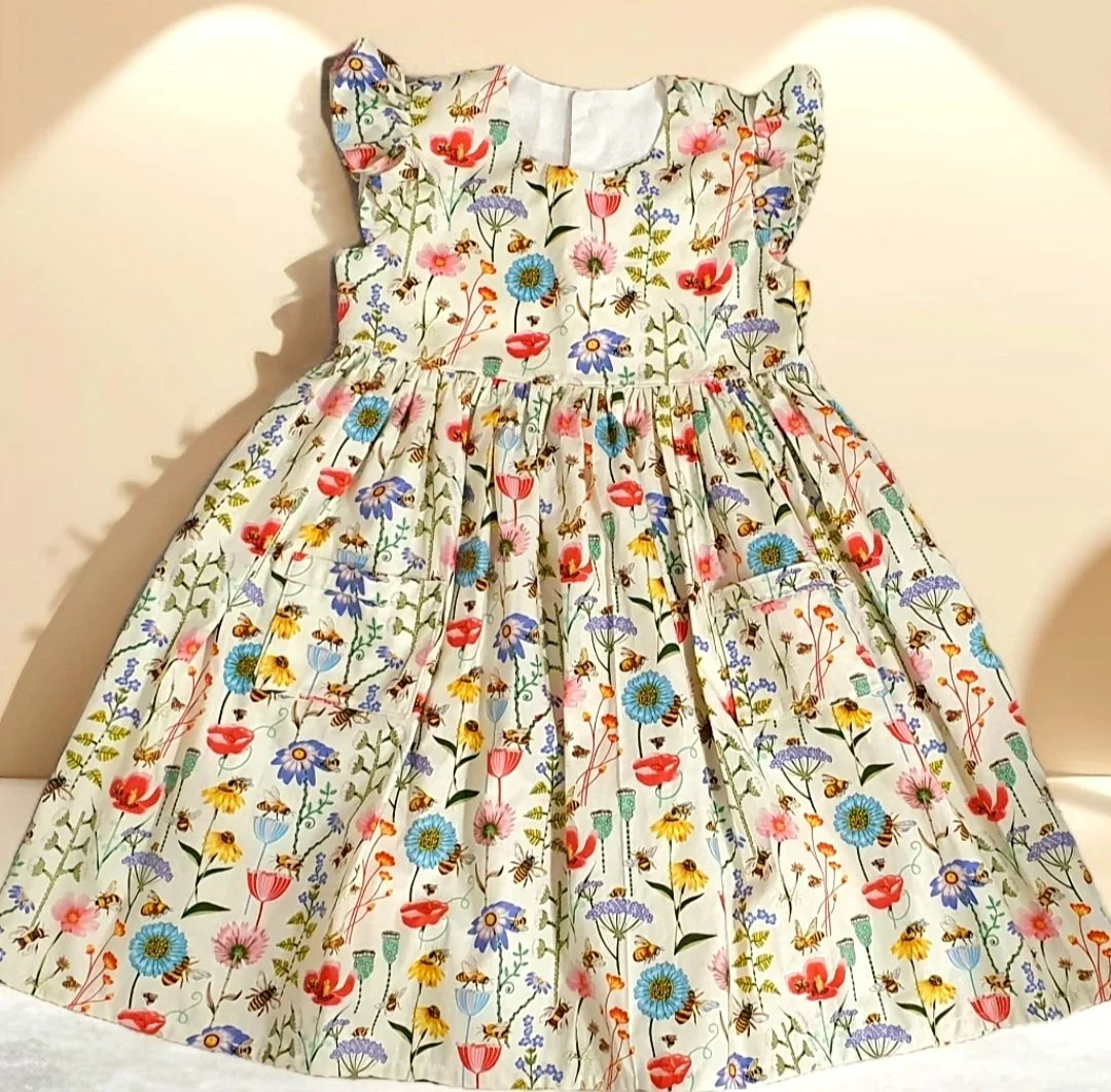 Wildfloral Elegance Handmade Girls Dress – Boutique Australia