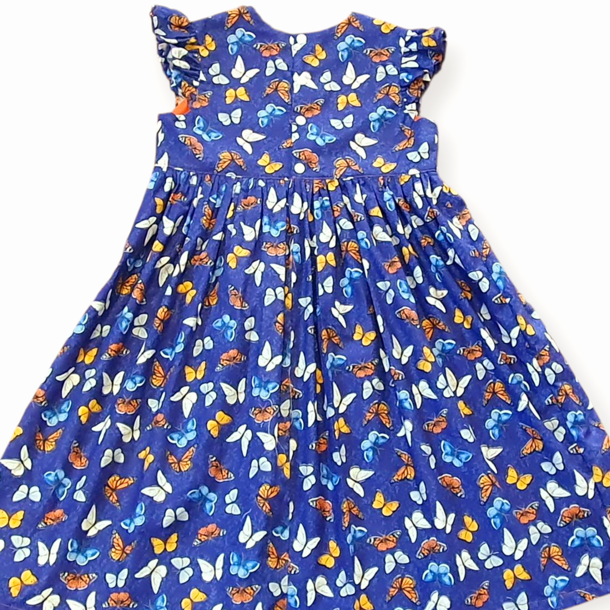 Handmade butterfly garden dress for girls – boutique cotton children's clothing