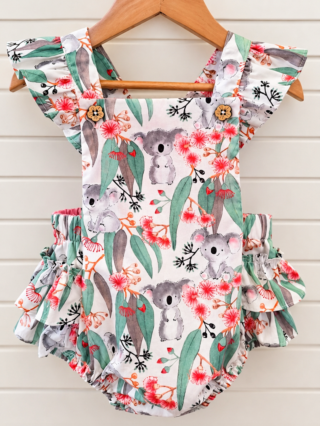 Koala Botanical Flutter Romper.png
