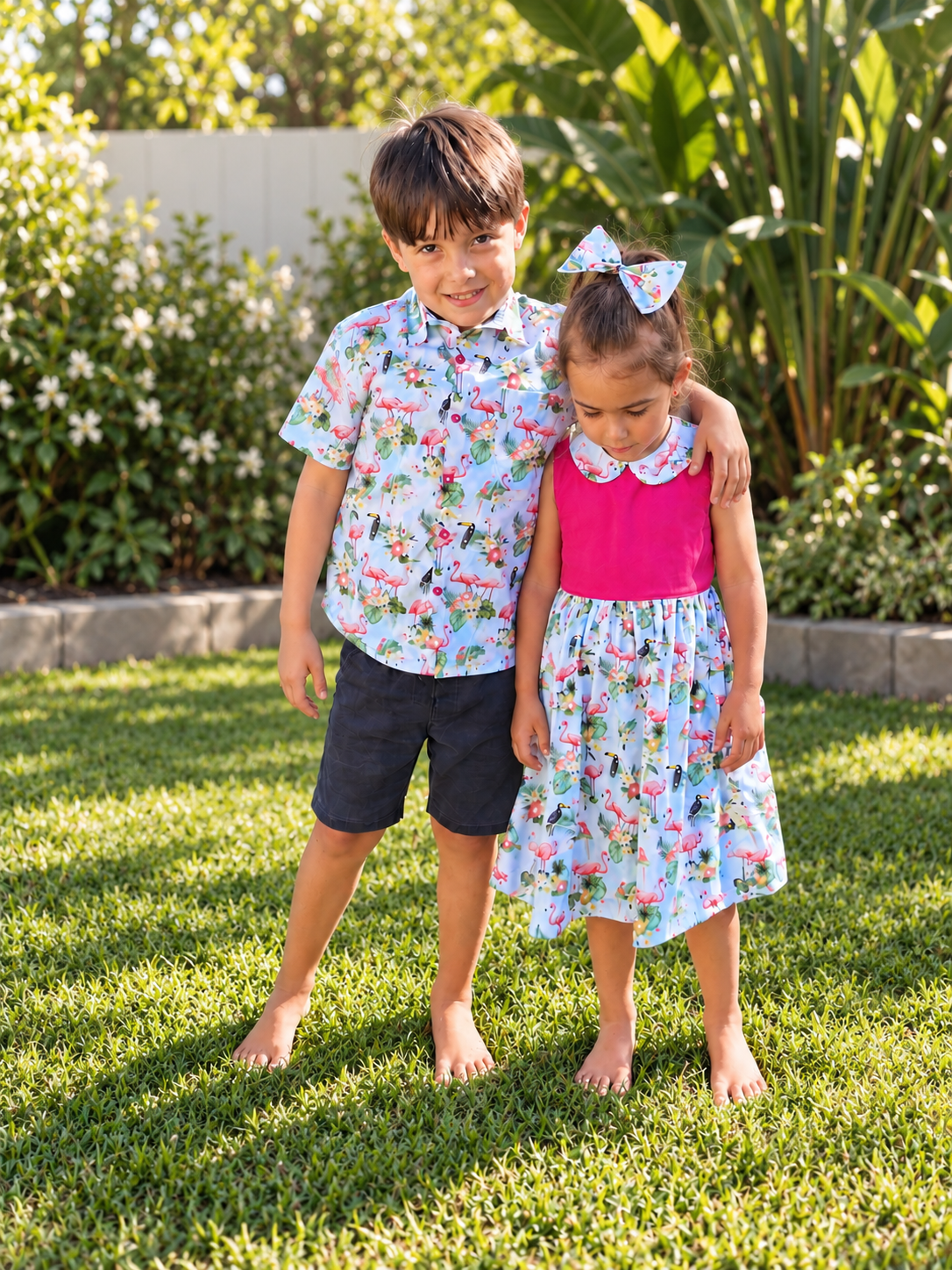 Flamingo model matching set.png