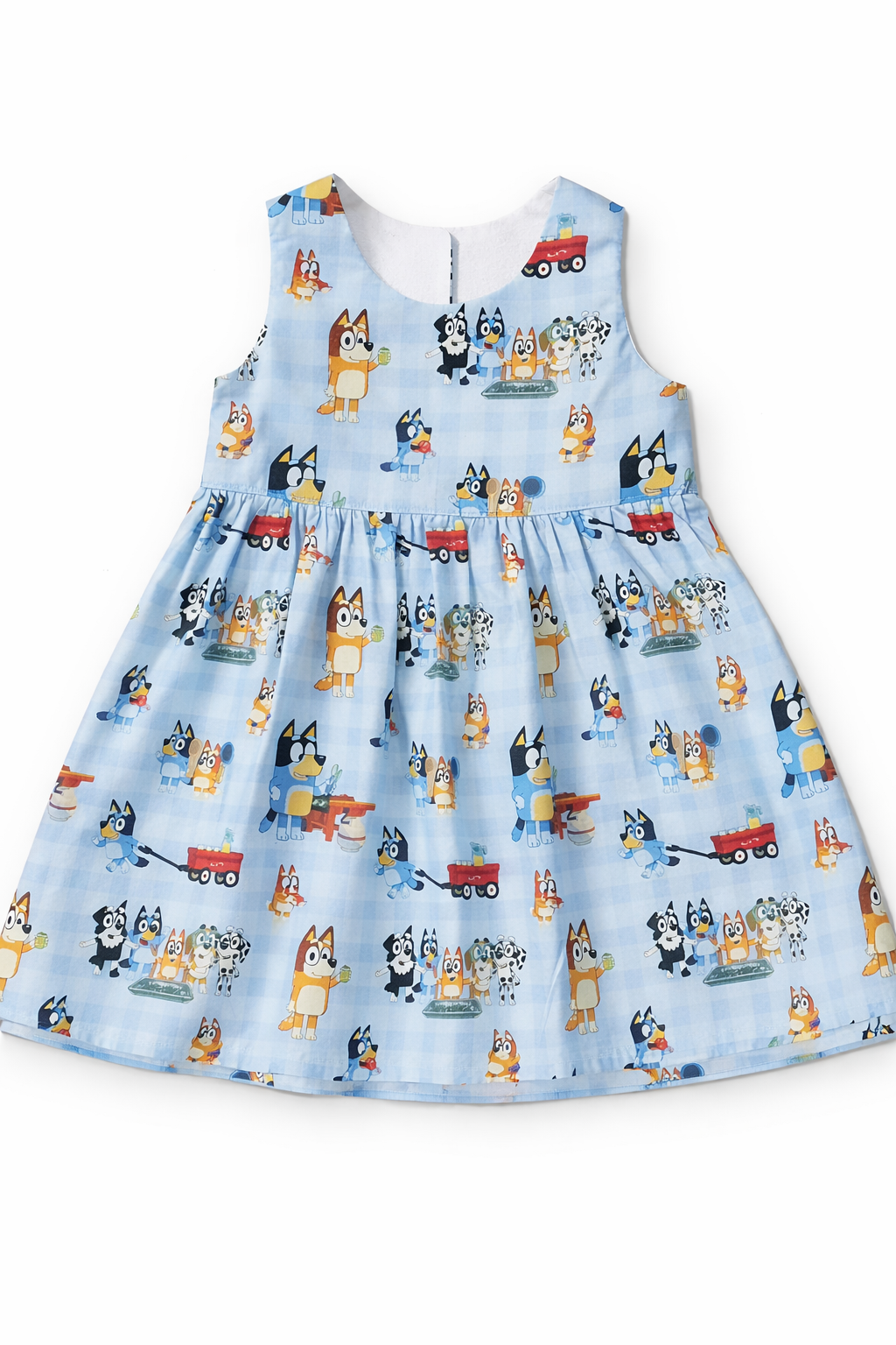 Lite Blue Bluey Adventure Sleeveless Dress