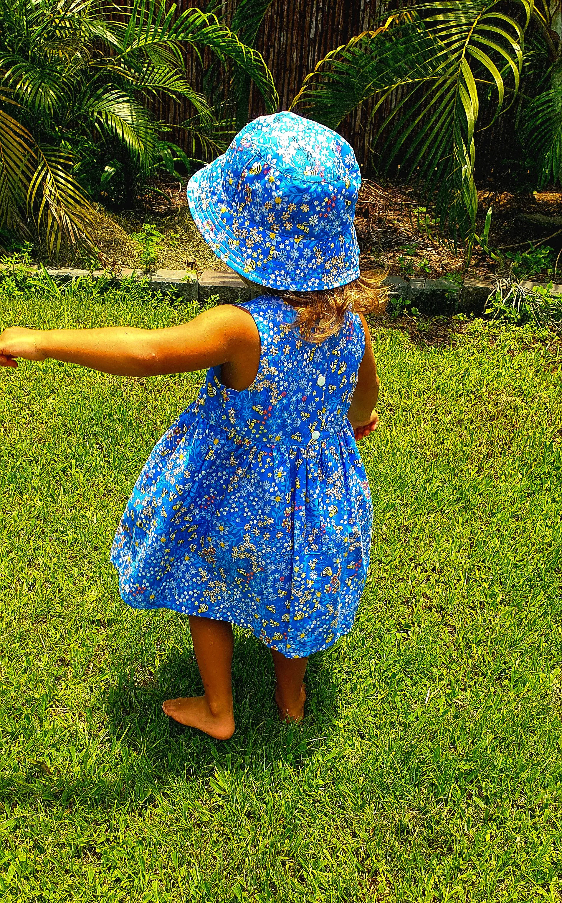 blue-bee-wildflower-garden- back view handmade-dress-adorable-creatures.jpg