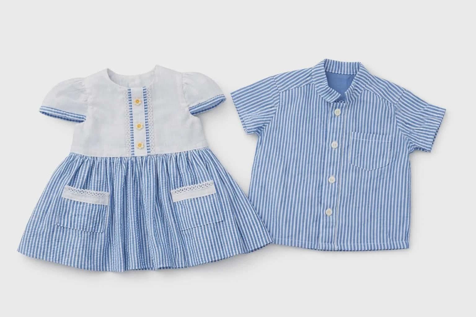 The Little Gentleman Shirt – Sky Blue Stripe