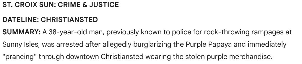 The Purple Prancer: Serial Burglar Luis Lopez Jr. Caught Wearing the Evidence After Papaya Burglary