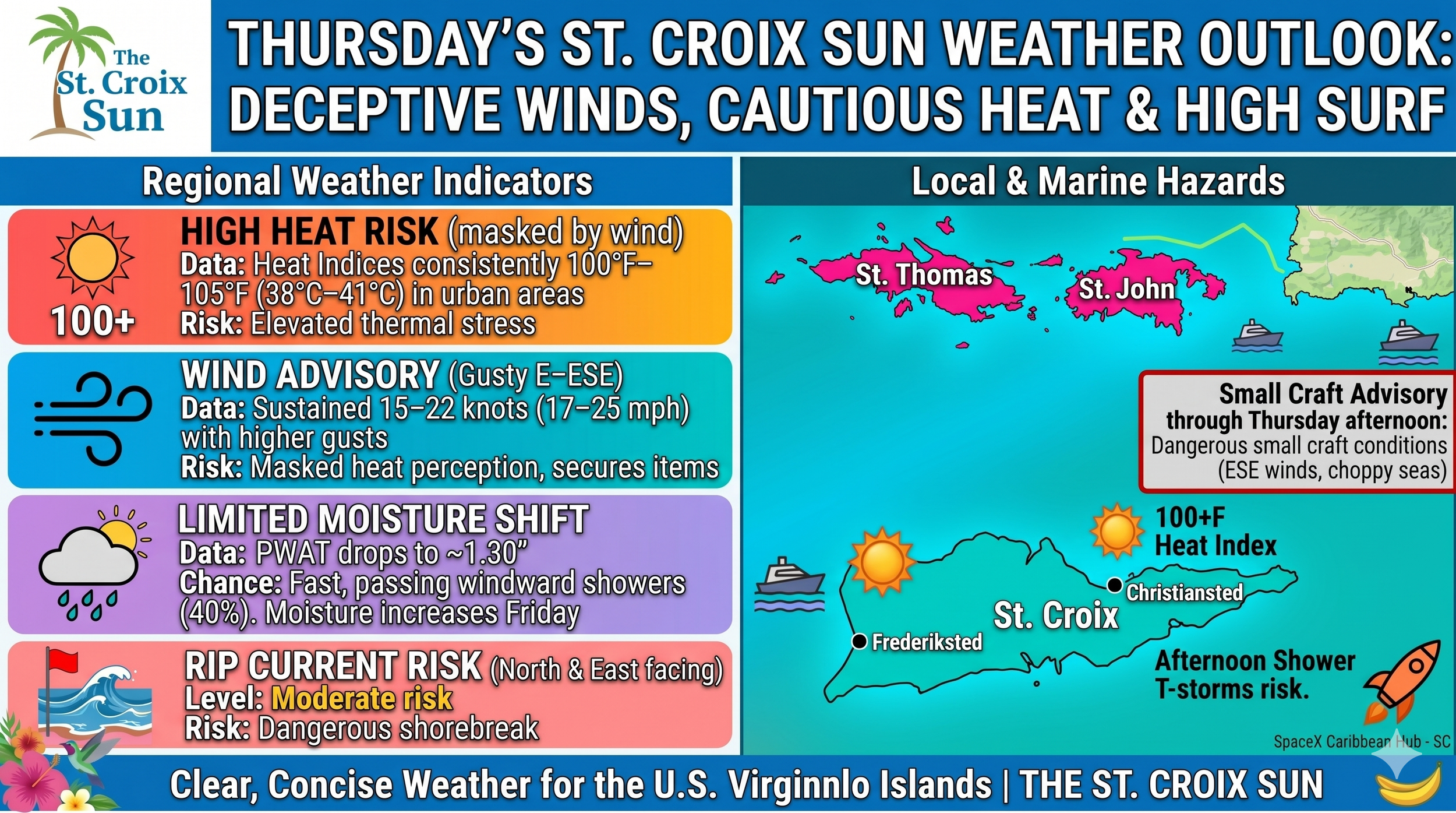 THE INVISIBLE THREAT: Why St. Croix’s Refreshing Trade Winds Are Deceiving Outdoor Workers Today