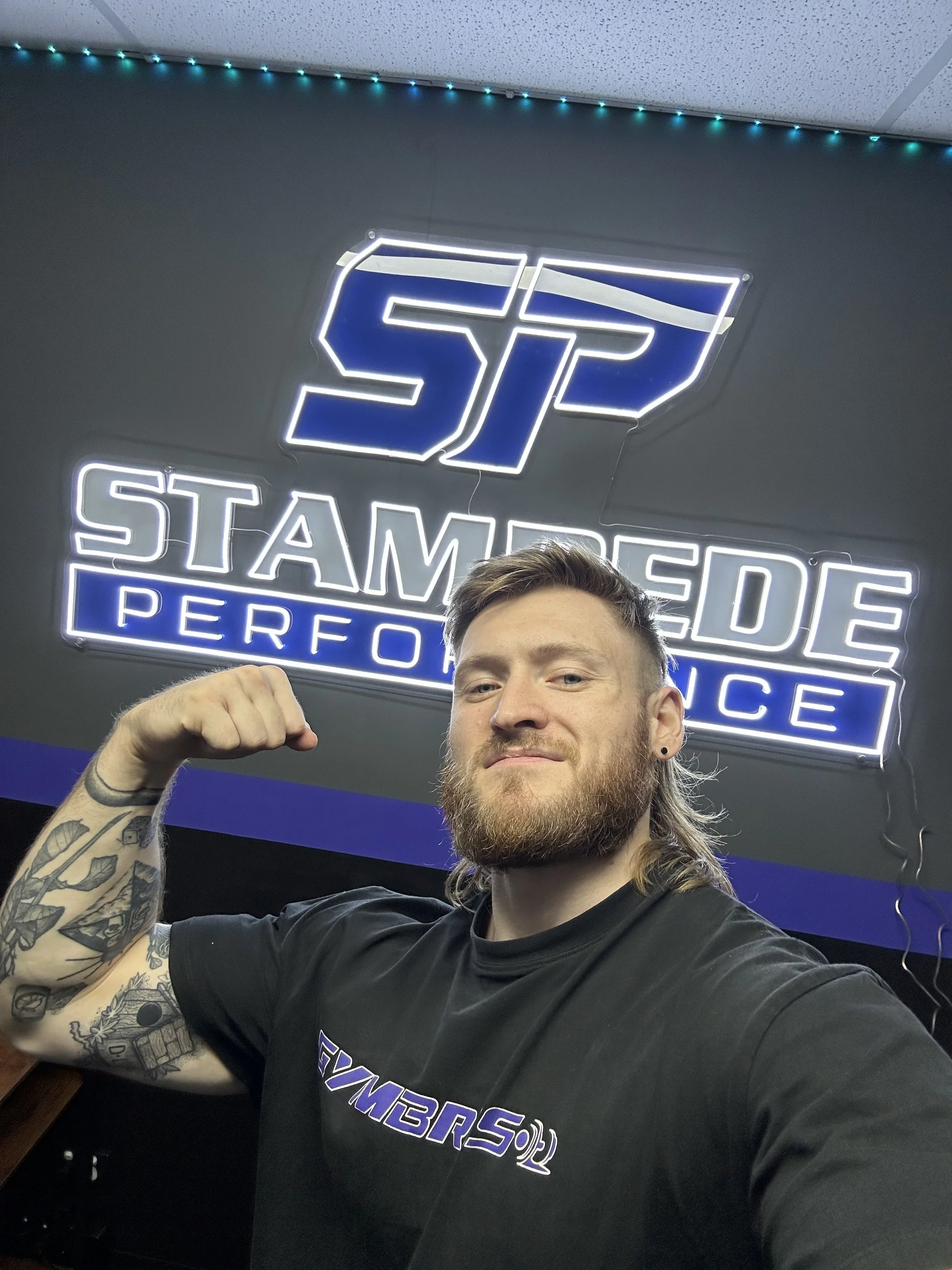 Isaiah Young stampede performance logo osteopath brisbane rocklea