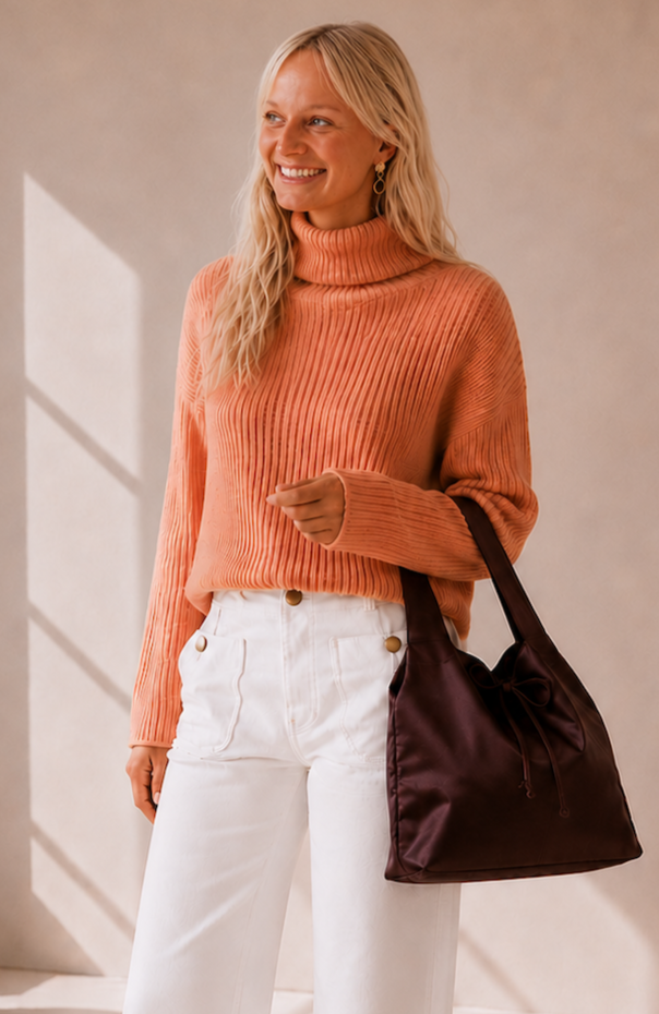 Ich bin mehr APRICOT KNIT Pullover