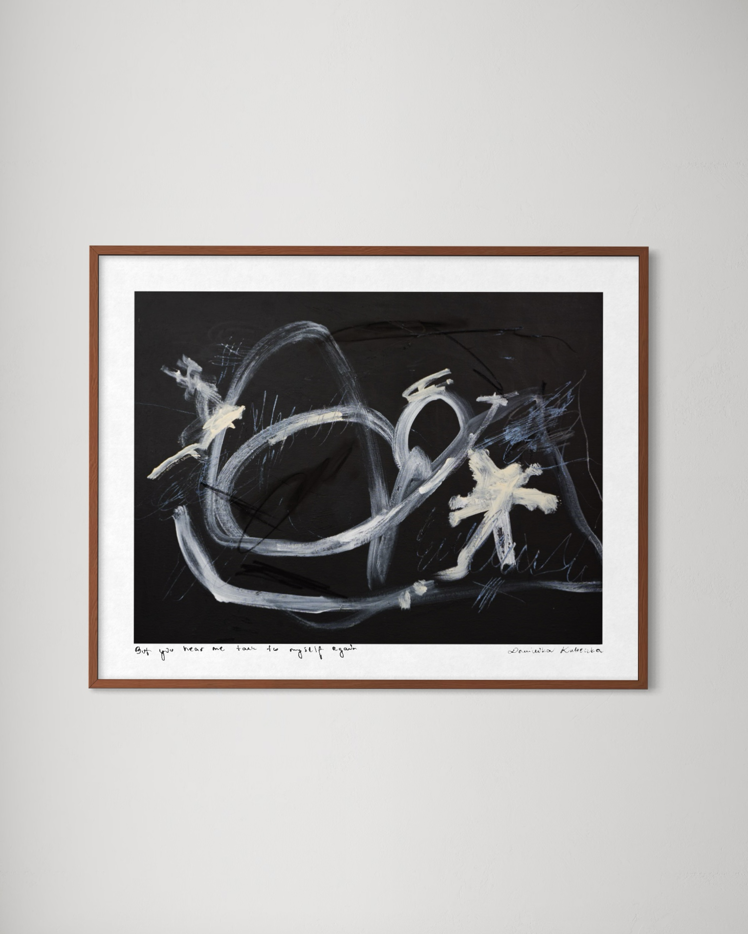 Reprodukcja 'But you hear me talk to myself again'