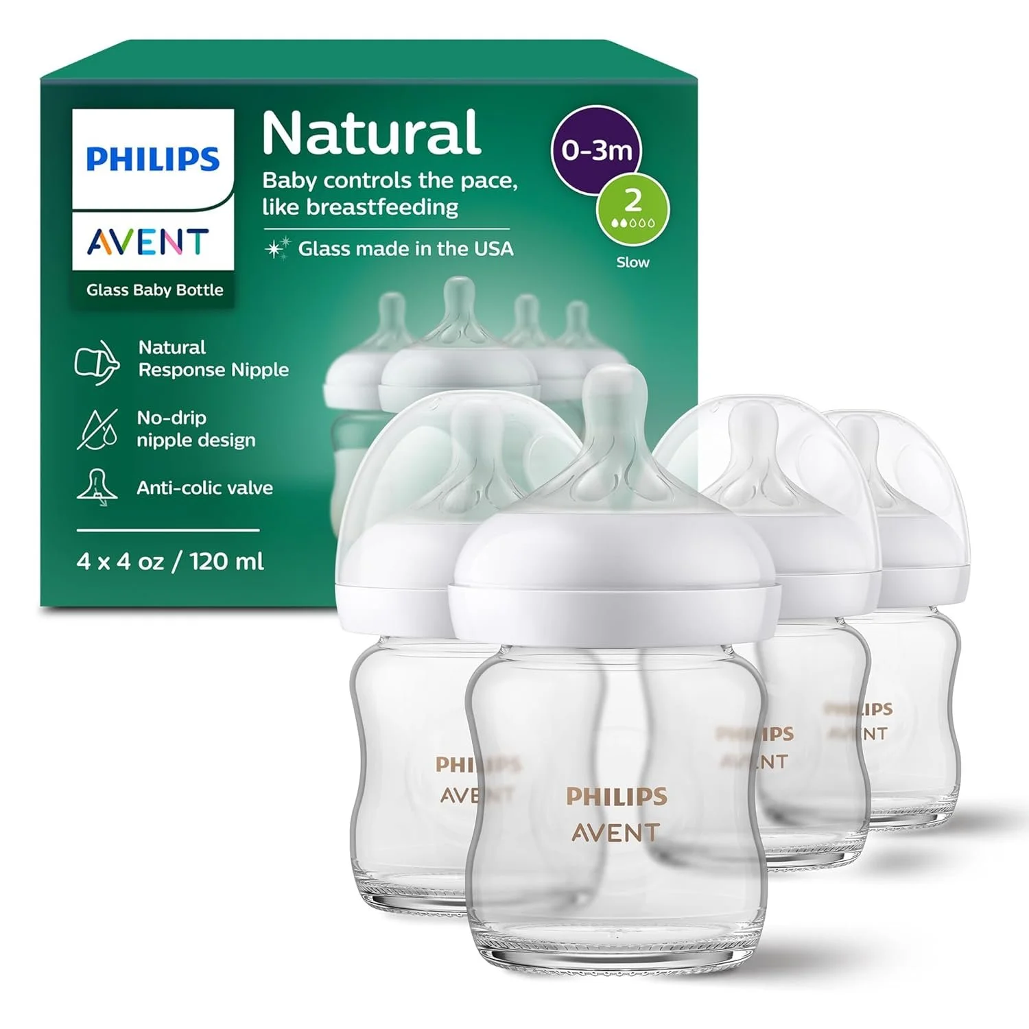 Philips Avent Glass Bottles
