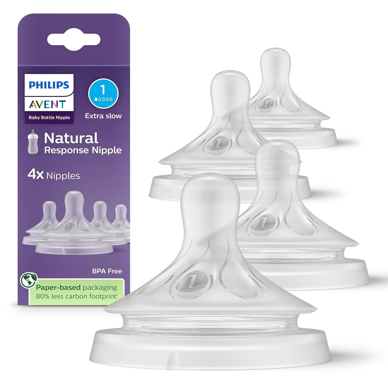 Philips Avent Nipples 0m+